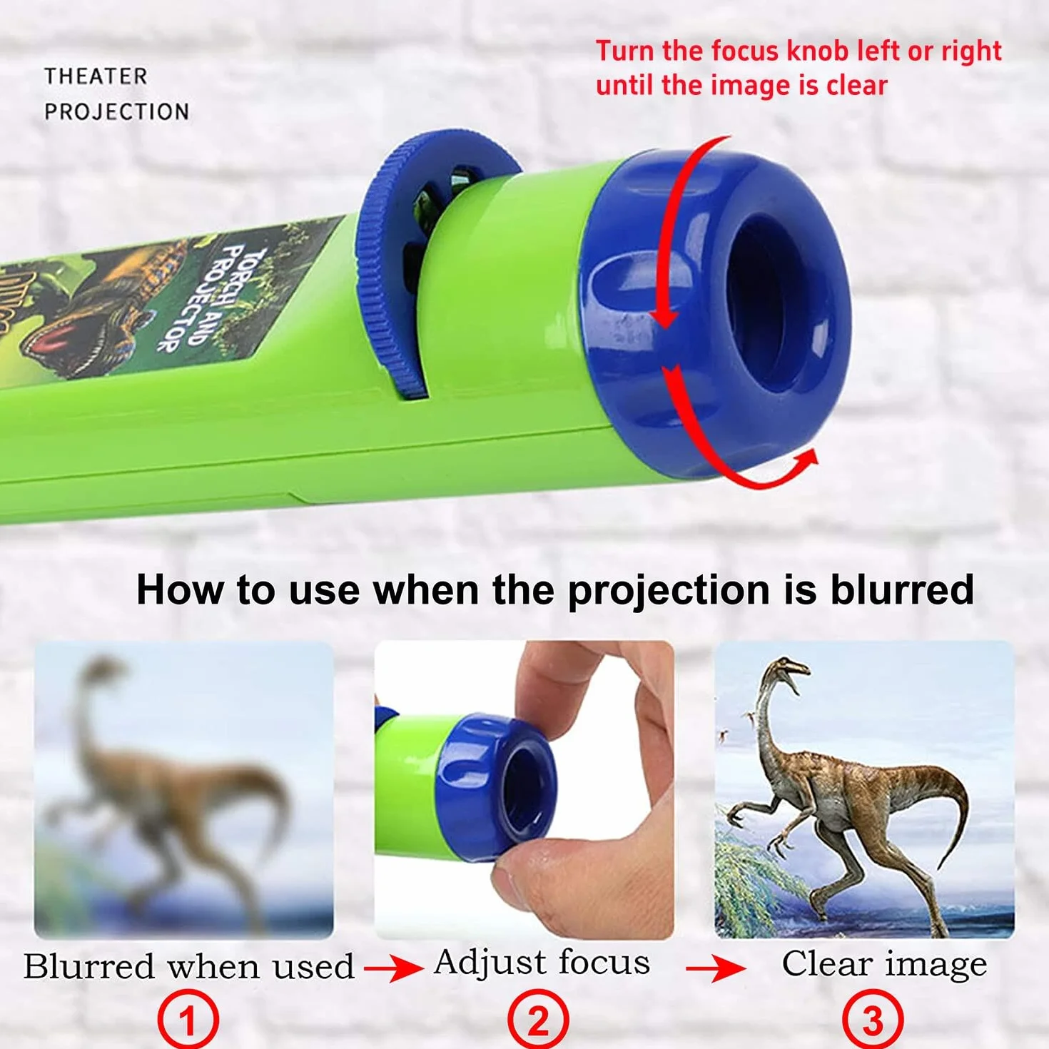 Georgie Porgy Projecteur Lampe de Poche Enfants Jouets Mur Plafond Tente Éducatif Ensemble Scientifique Monde Animal Marin