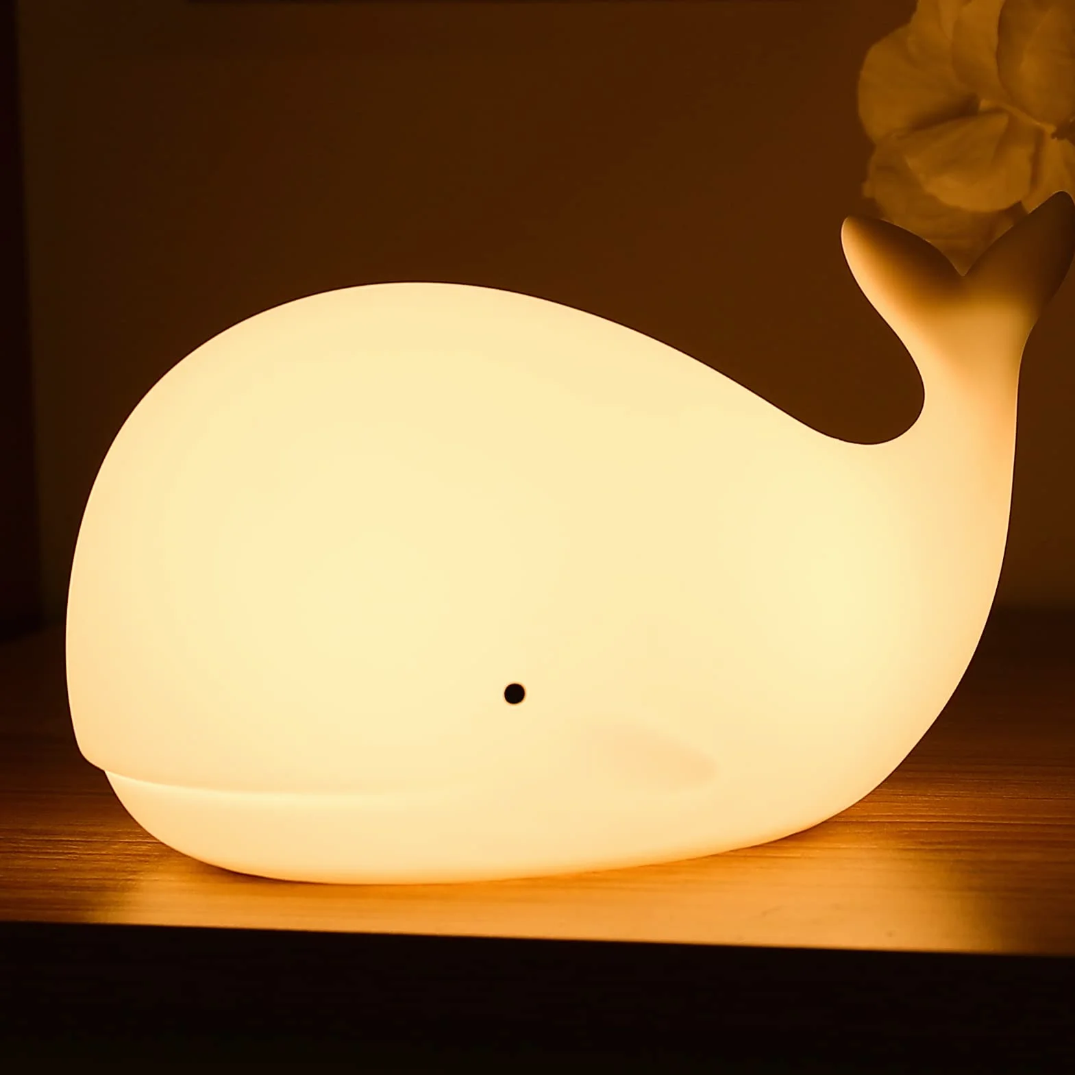 Veilleuse Enfants 7 Couleurs LED Portable Tactile Bébé Lampe USB Silicone Animal