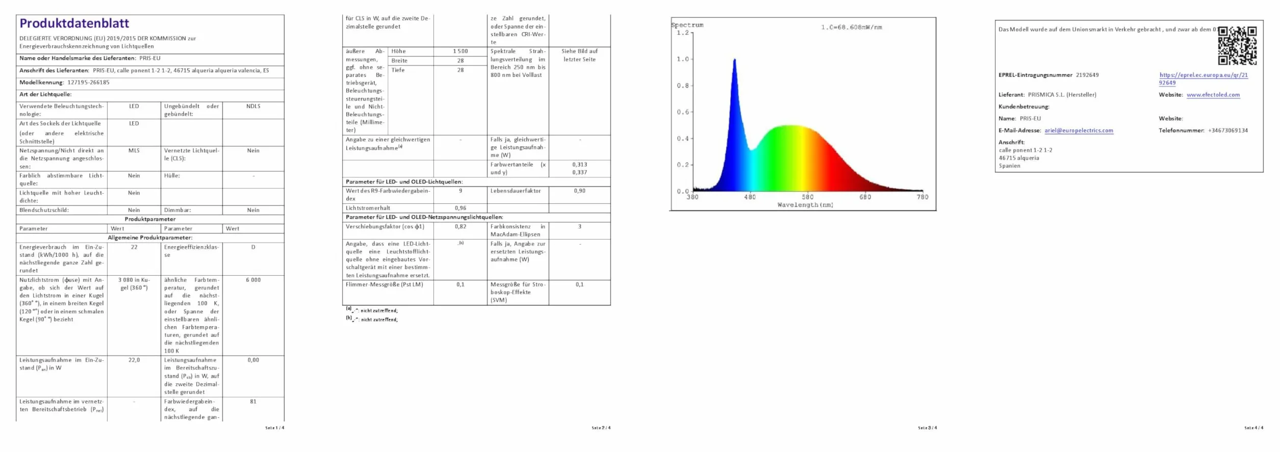 LEDKIA LIGHTING Réglette Étanche 150 cm IP65 22W 140lm/W 6000K Blanc froid G13
