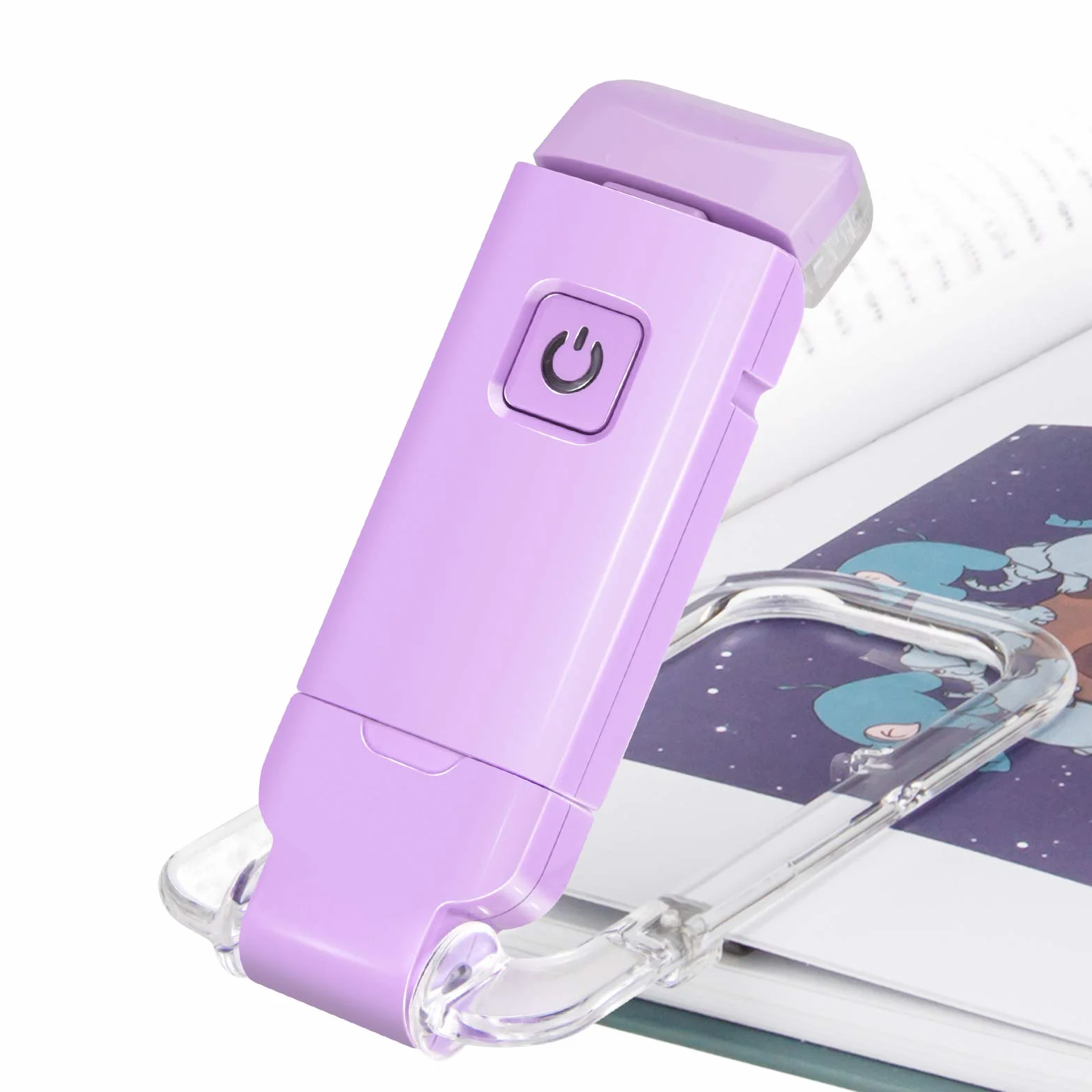 HONWELL Lampe de Lecture LED Rechargeable USB 2 Réglages de Luminosité Protection des Yeux