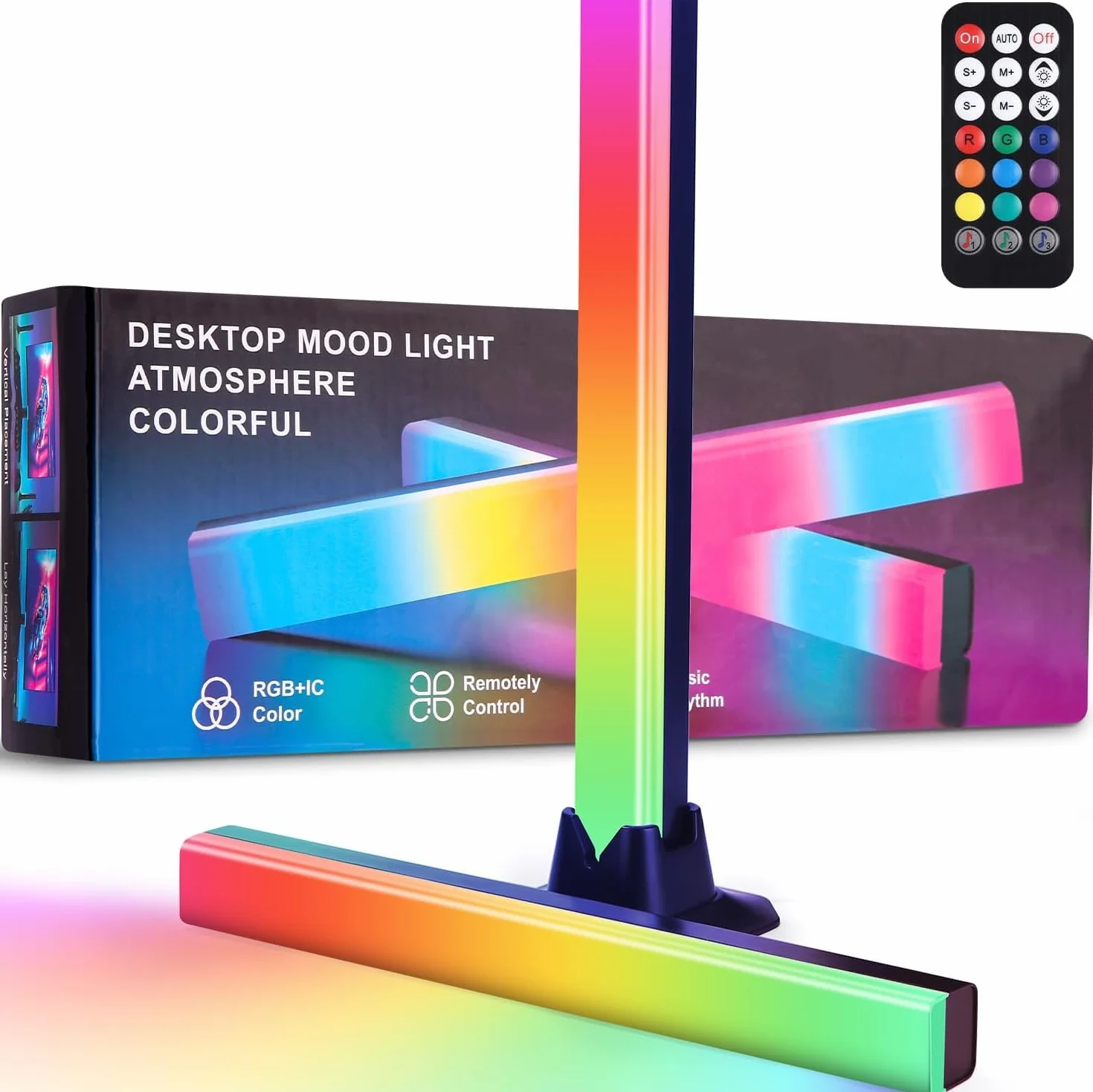 LEAZZLE Lampe LED TV RGB Synchronisation Musicale Gaming Télécommande Rétroéclairage