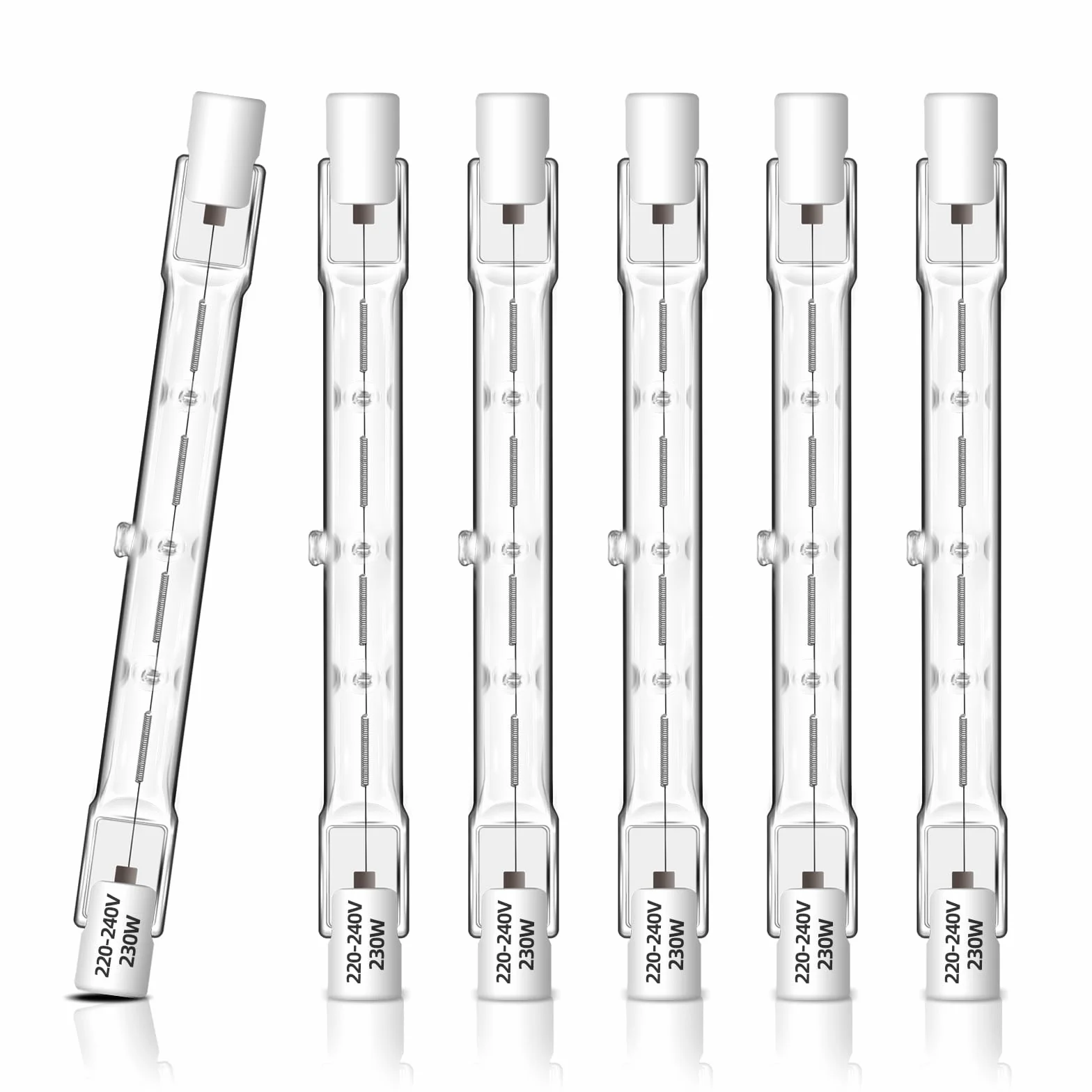 Ampoule Halogène R7S 118mm 230W Dimmable 2700K Blanc Chaud 4650LM AC 230V J118