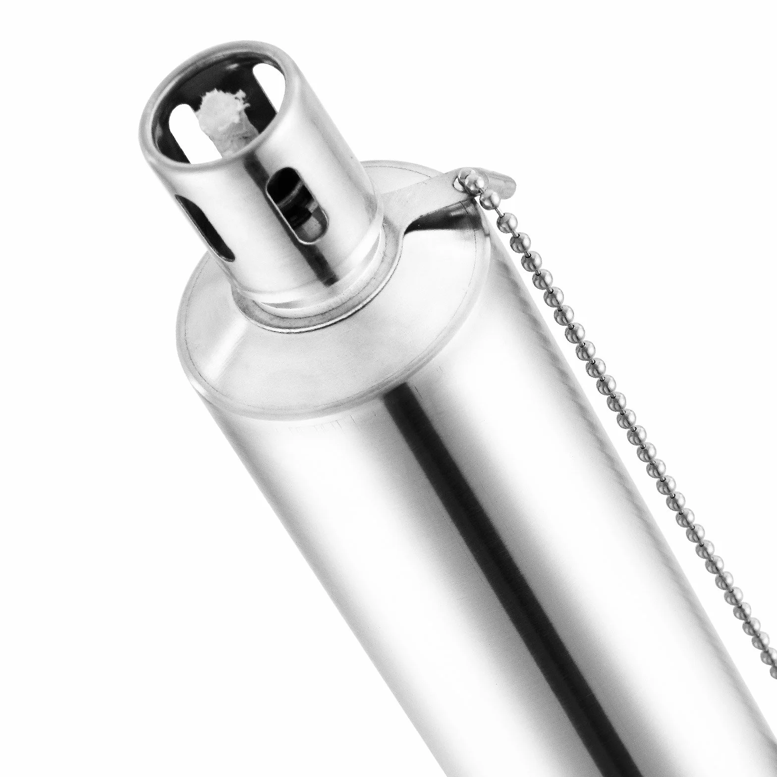 Deuba Torche de jardin à l'huile flambeau acier inoxydable 115 cm