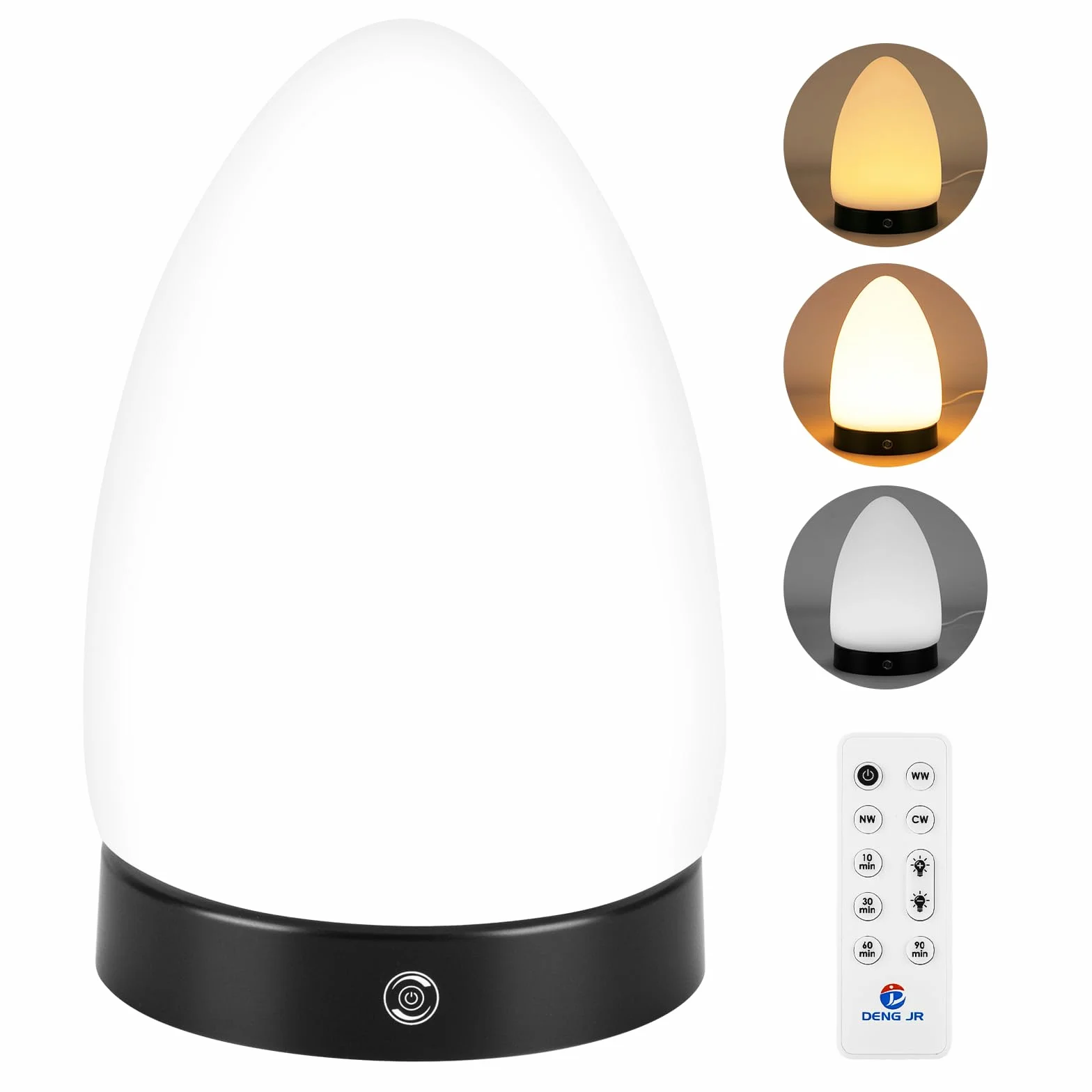 Lampe de luminothérapie 10.000 Lux avec télécommande, 3 températures de couleur, LED sans scintillement