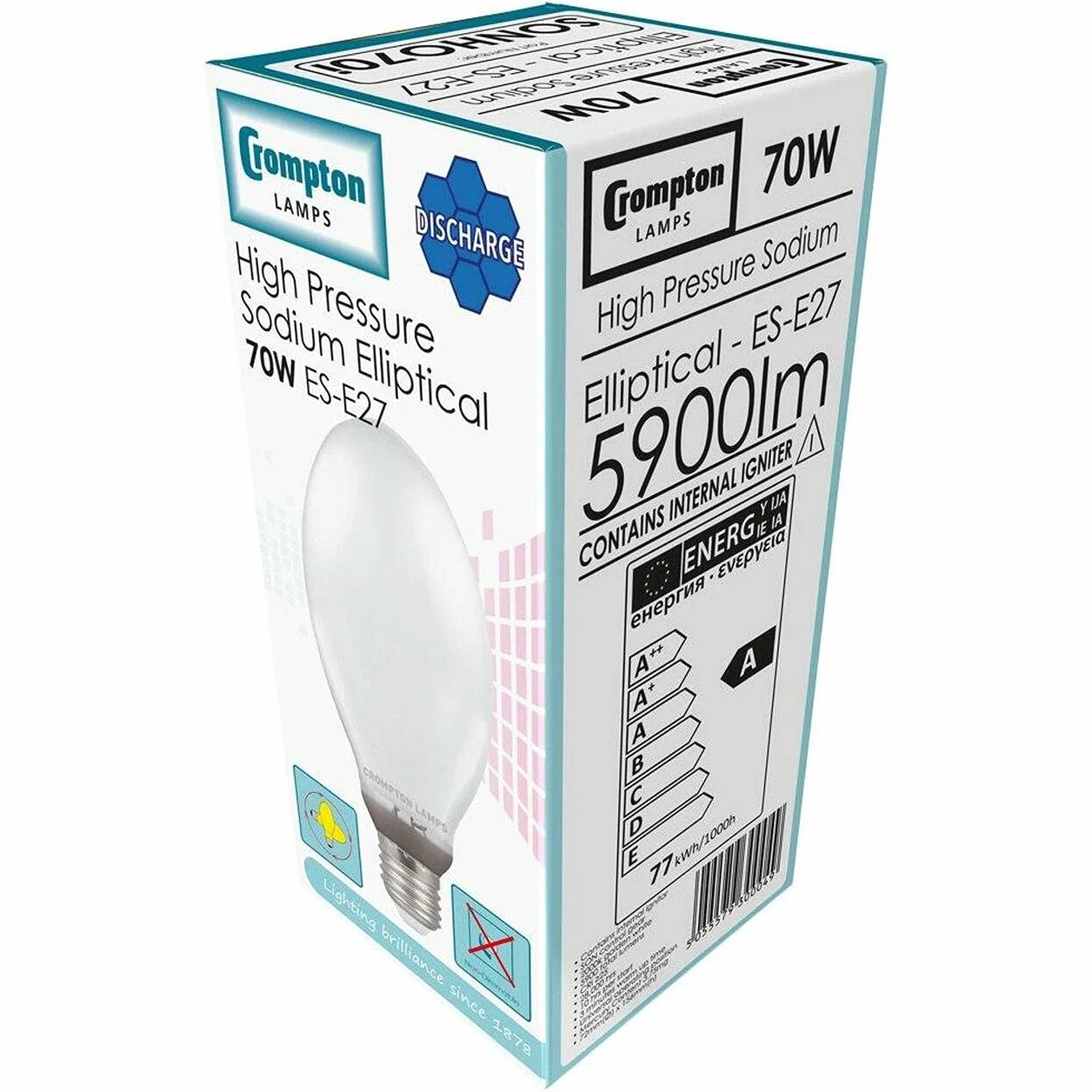 Crompton Lamps Son-E 70W Plus ES Allumage interne haute pression sodium E27