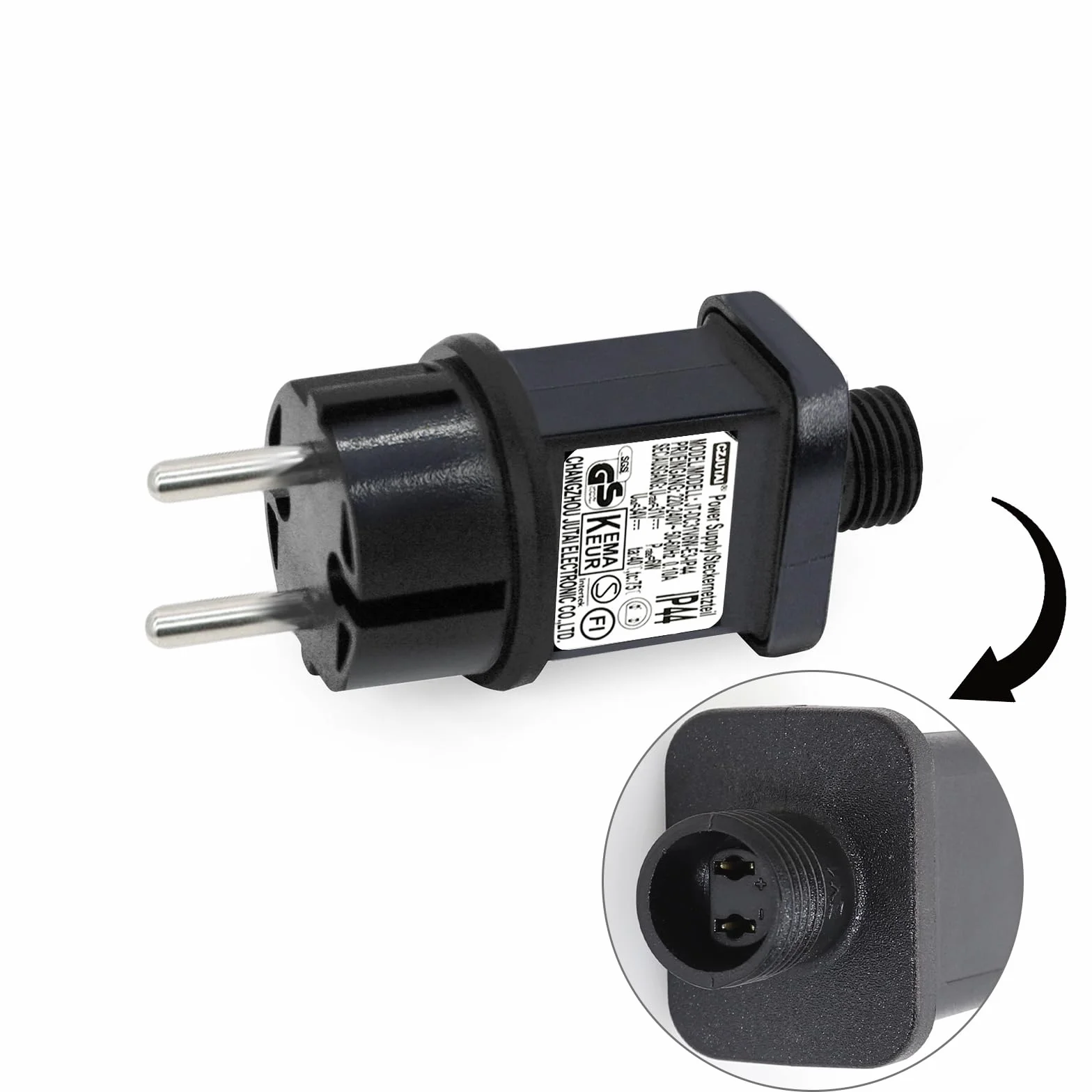 Transformateur LED CZJUTAI 31V 6W IP44 Alimentation éclairage Noël Prise européenne