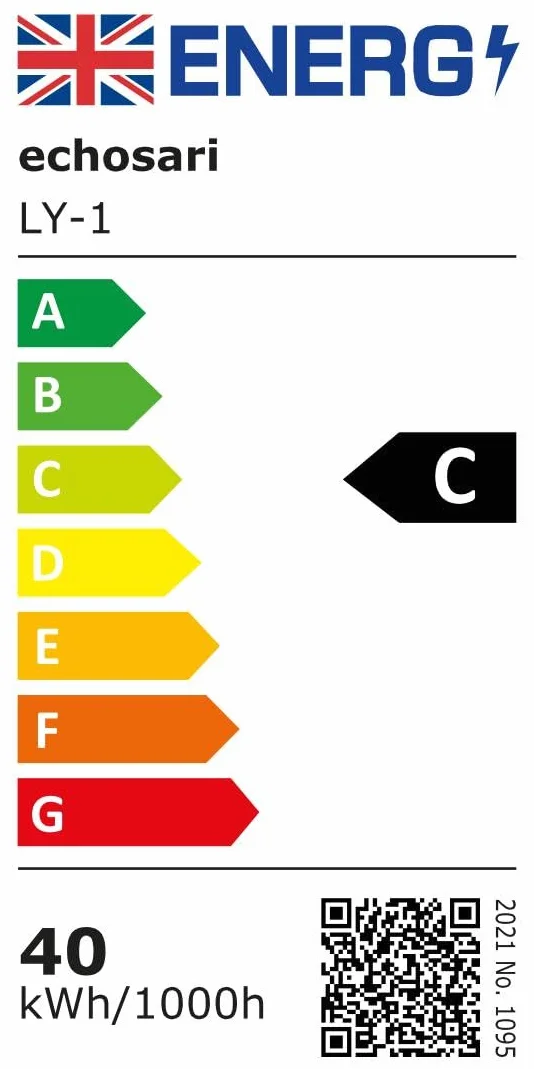 Ventilateur de plafond LED 50CM avec télécommande, 3 vitesses, 3000K-6500K, silencieux