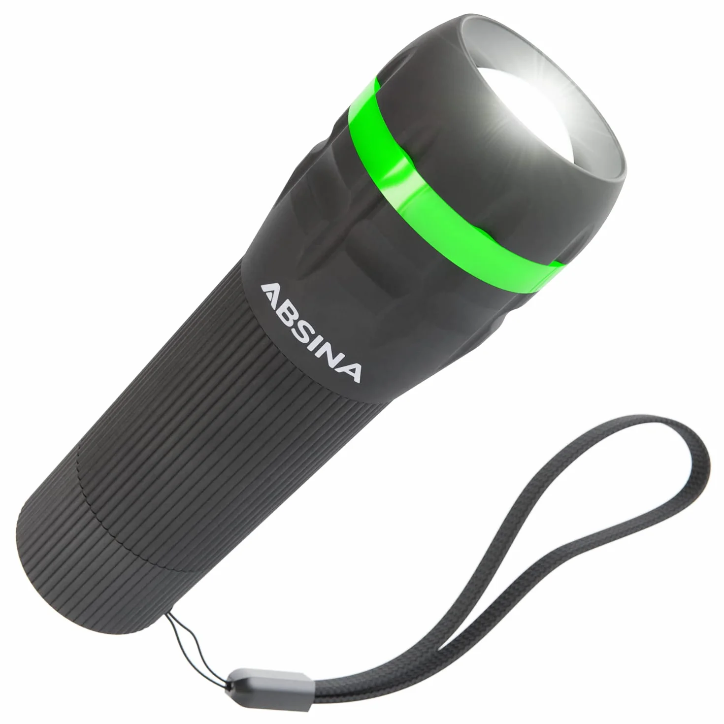 ABSINA lampe de poche LED enfant 60 lumens portée 110m mini torche