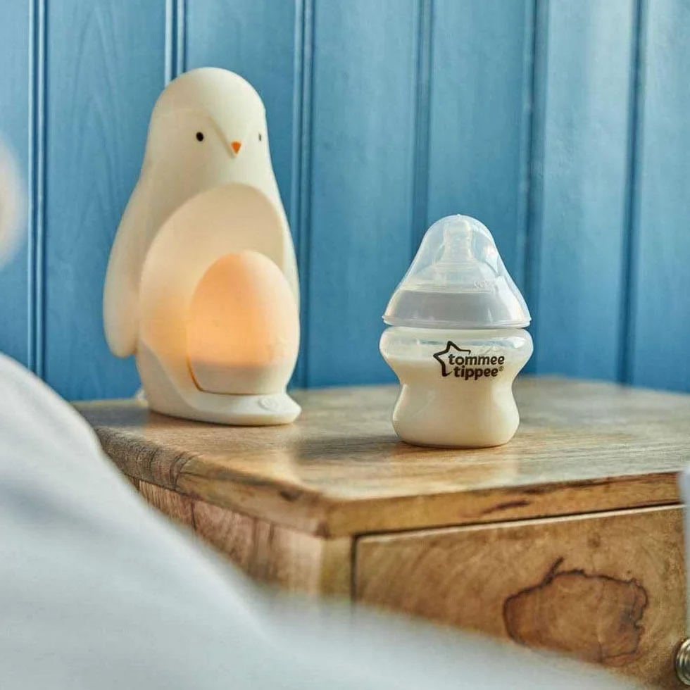 Tommee Tippee Veilleuse Pingouin nomade œuf portatif silicone doux aide sommeil