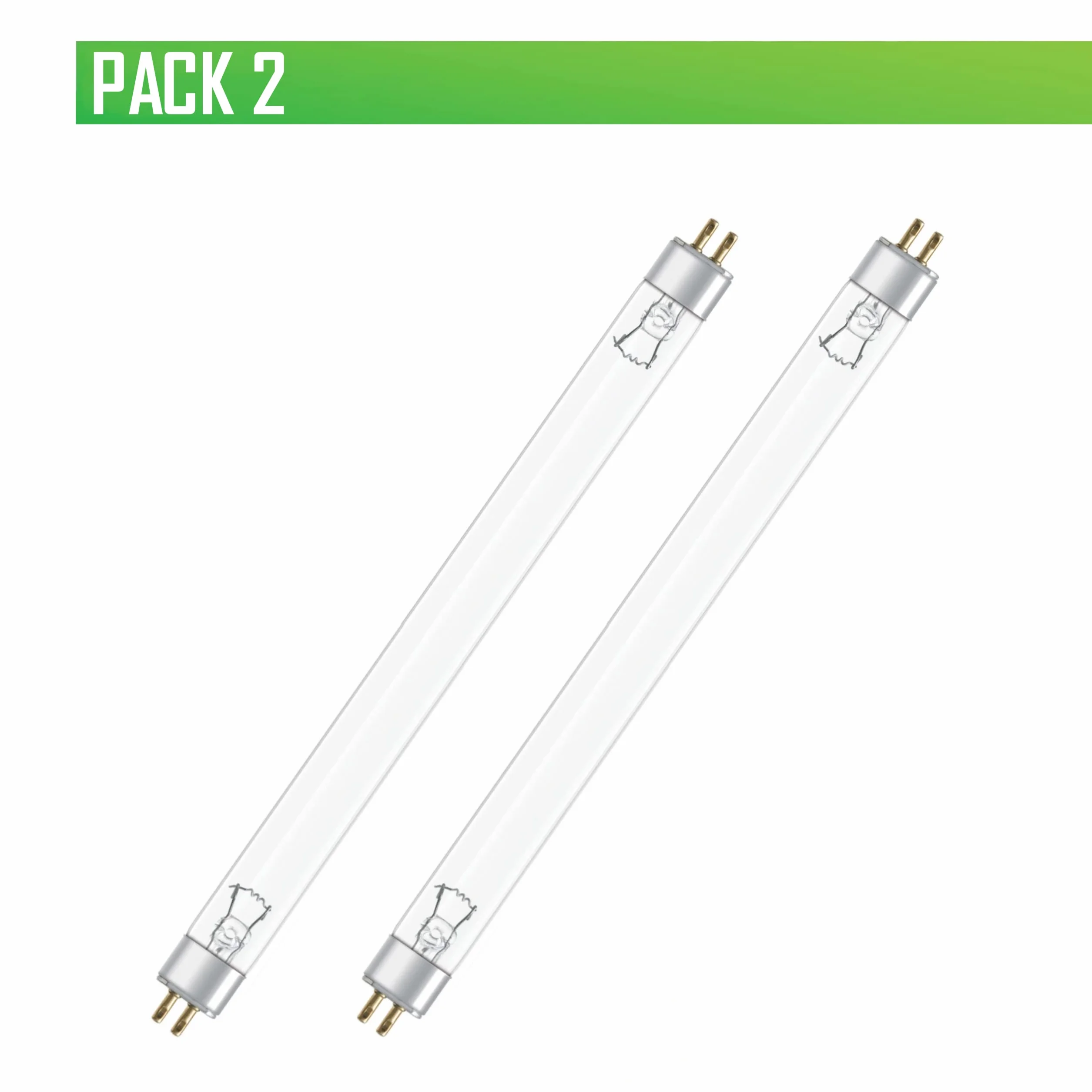 Lampe Ultraviolette 8W T5 28,8 x 1,6 cm Pack 2 Stérilisateur UV Germicide
