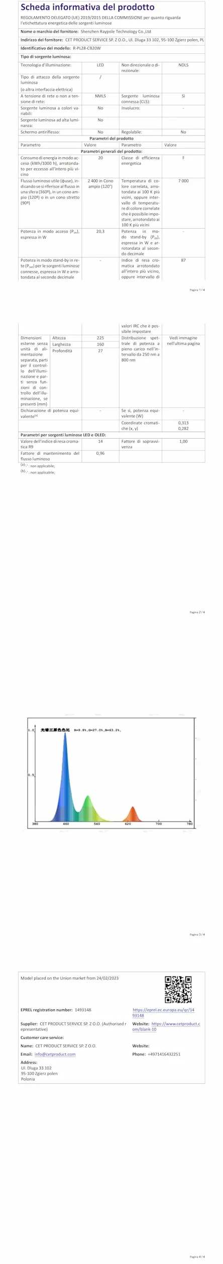 LyLmLe 20W Eclairage Piscine LED sans fil, 12V Lumières Piscine Submersible IP68, Dimmable avec Contrôle APP, 8m Câble