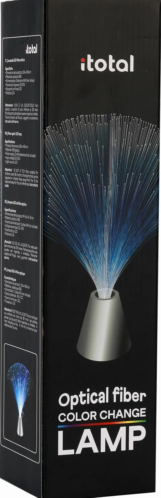 I-TOTAL Lumières LED fibre optique changement de couleur