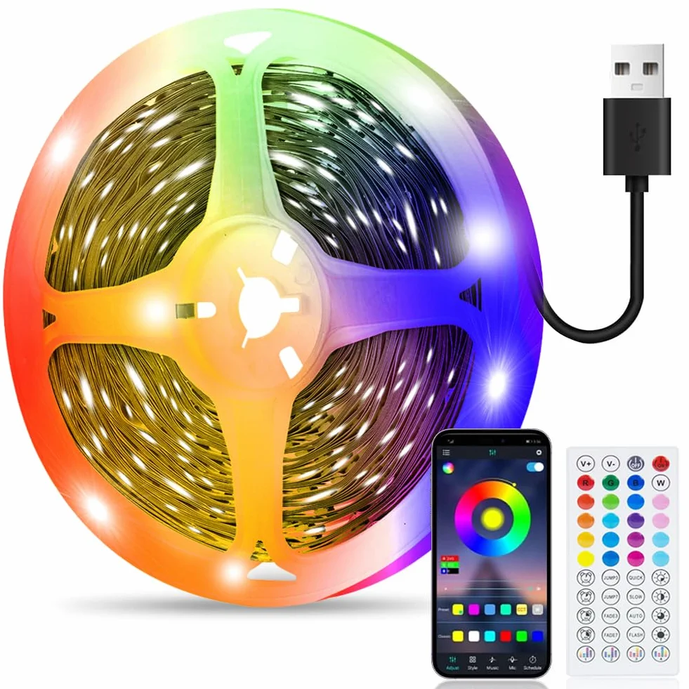 Ruban LED 6M avec Télécommande 44 Touches et APP, PSTAR