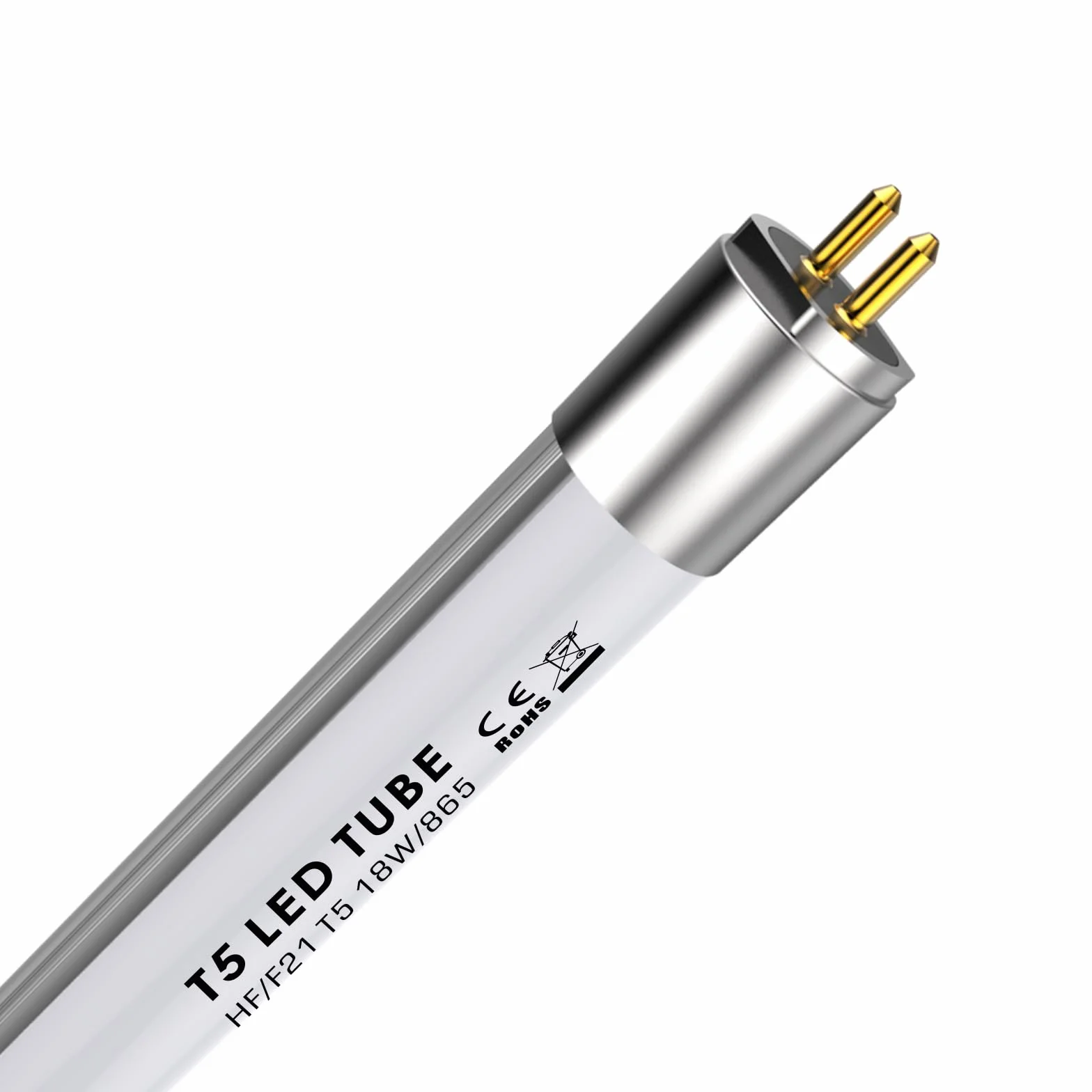 IHYCTV Tube LED T5 18W 849mm 6500K 2050lm Angle 300° Sans recâblage Lot de 1
