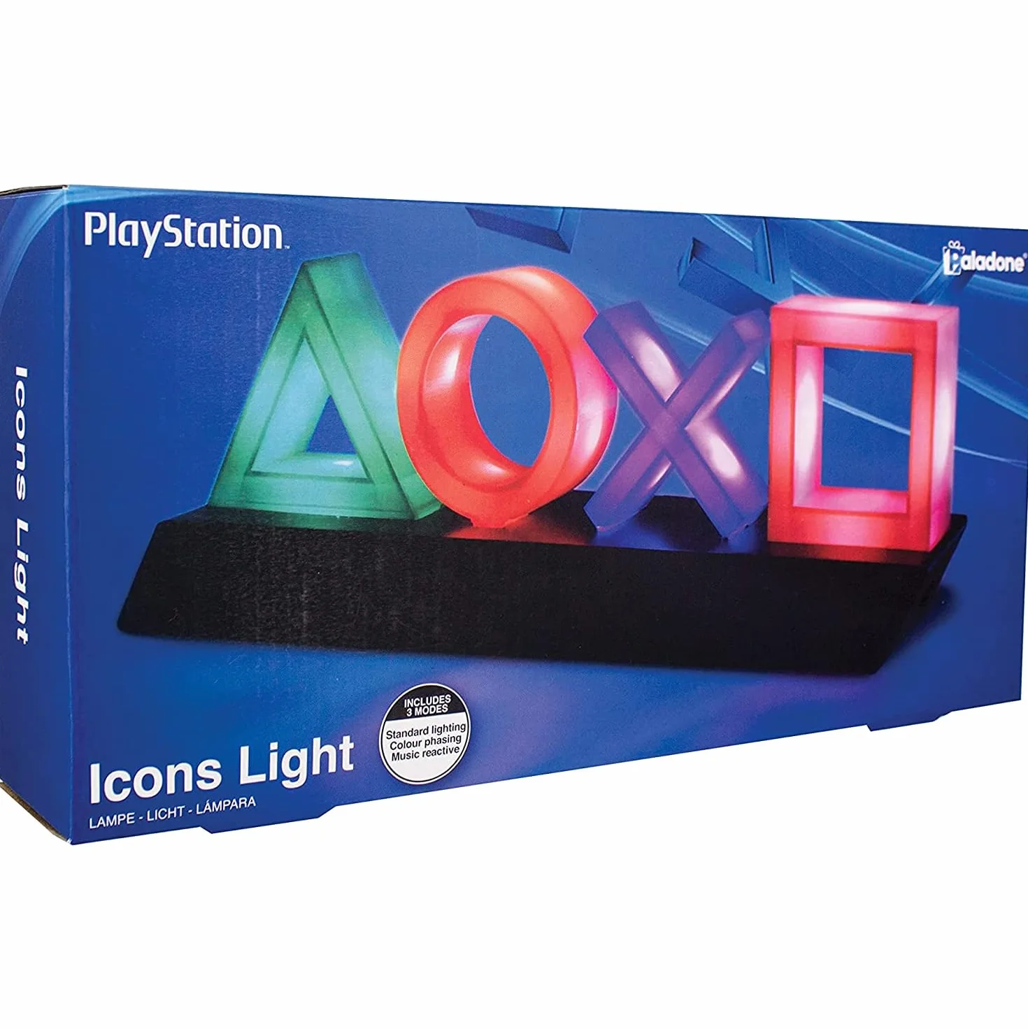 Paladone PlayStation Lumières Icones à 3 Modes - Réagit à la Musique
