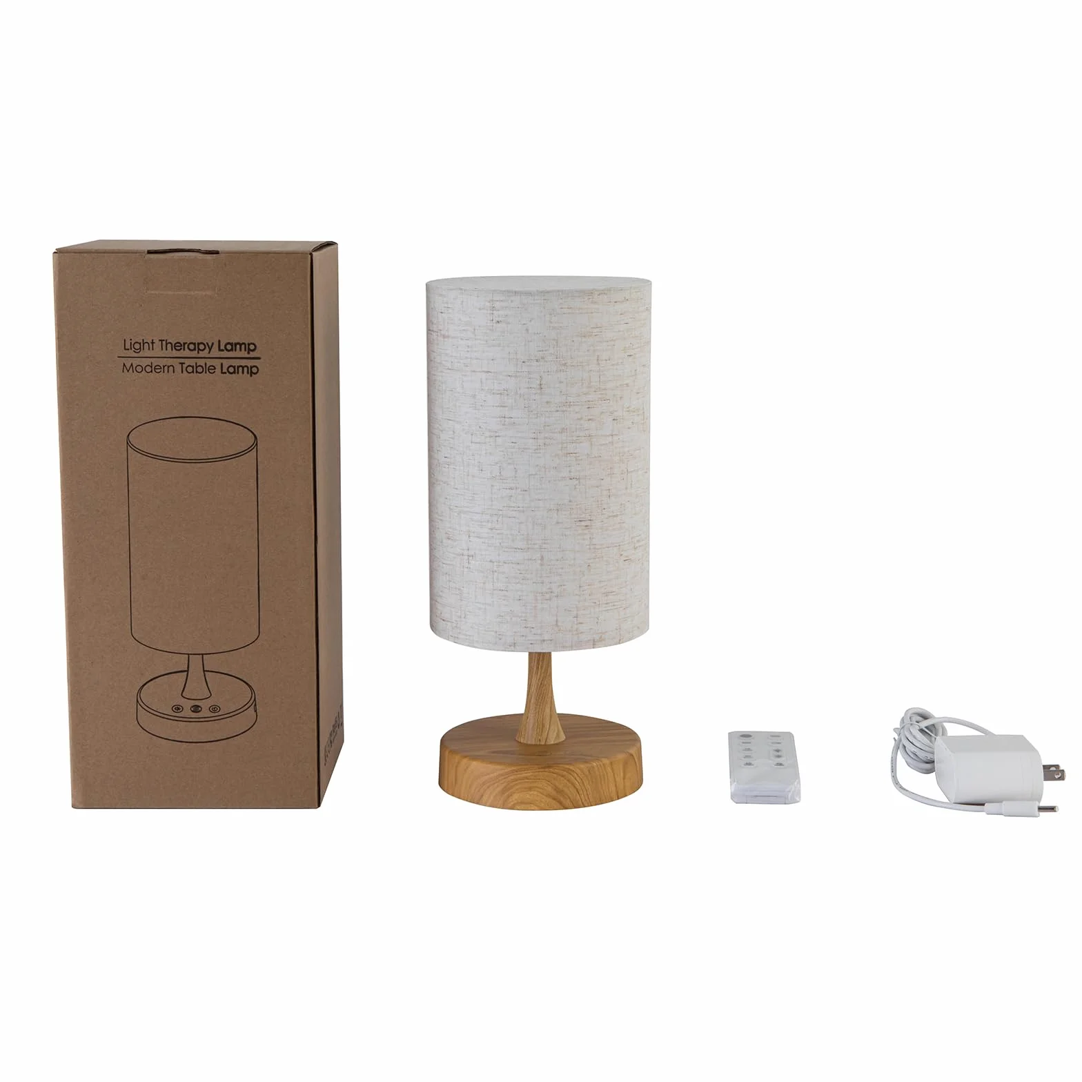 Lampe de luminothérapie 10000 Lux LED sans scintillement, télécommande, 3 températures, variateur et minute