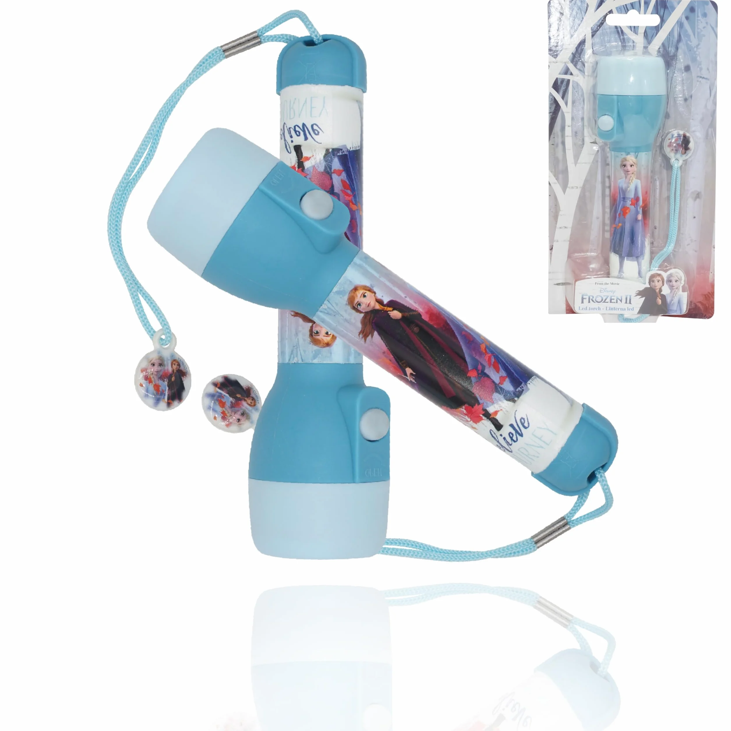 Lampe de poche LED Reine des neiges 2 pour enfants - SRV Hub
