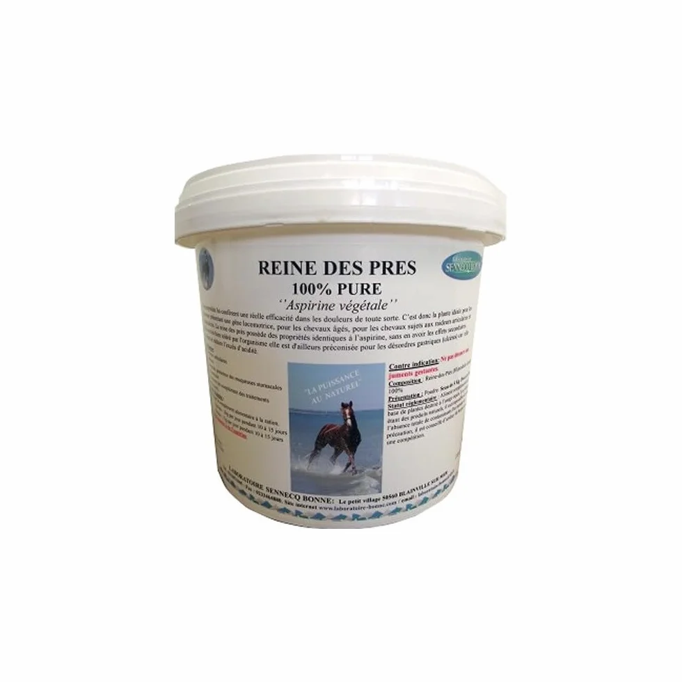 Reine des Prés Complément Alimentaire Aspirine Végétal Cheval Poudre Orale 1kg