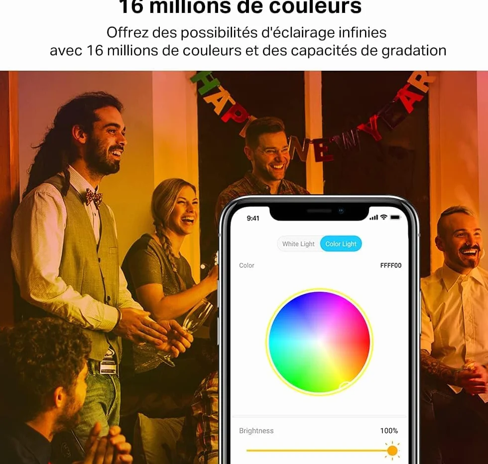 Tapo Ruban LED Connecté WiFi RGB 5m L900-5, Bande LED Multicolore, Contrôle App et Vocale, Compatible Alexa Google Home