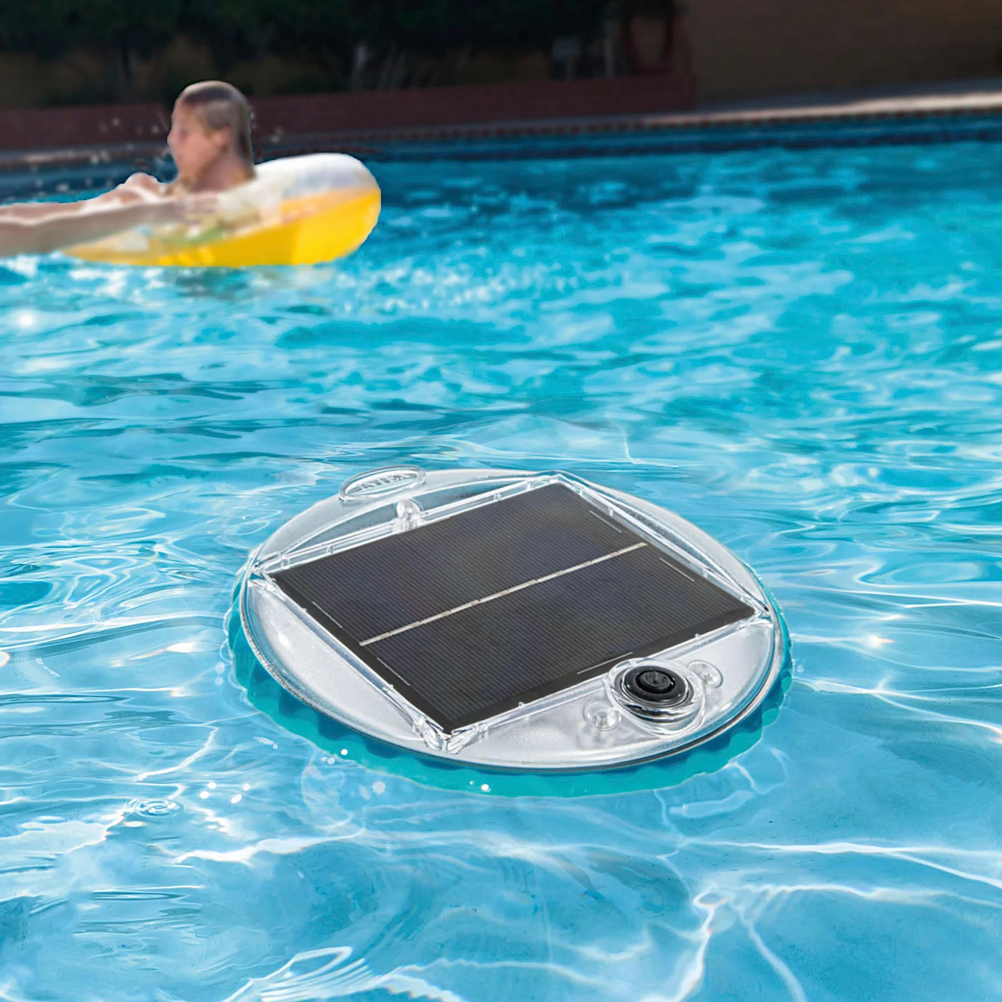Intex lampe flottante solaire multicolore