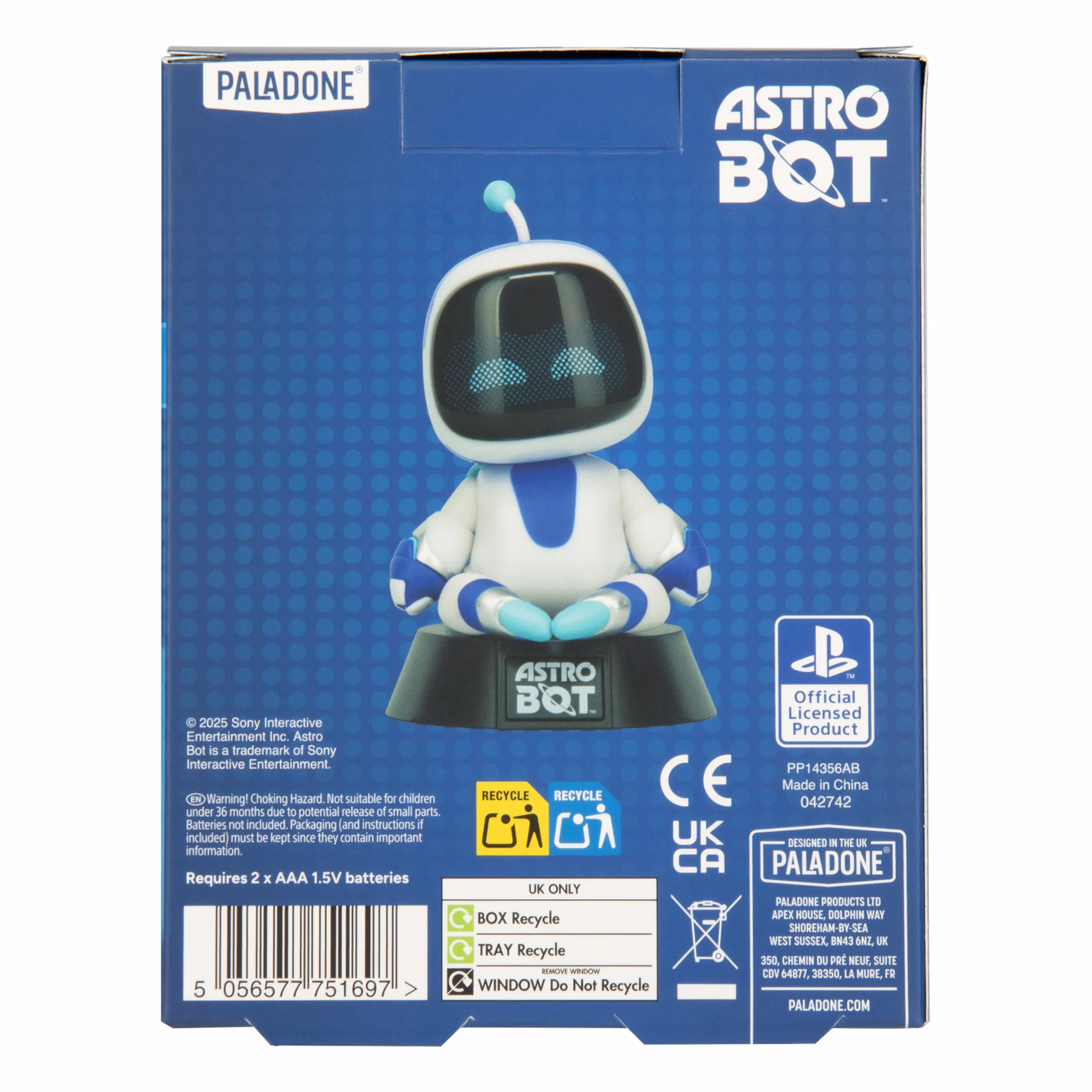 Astrobot Icon Light 12cm Character Lamp Battery-Powered Display Light Paladone