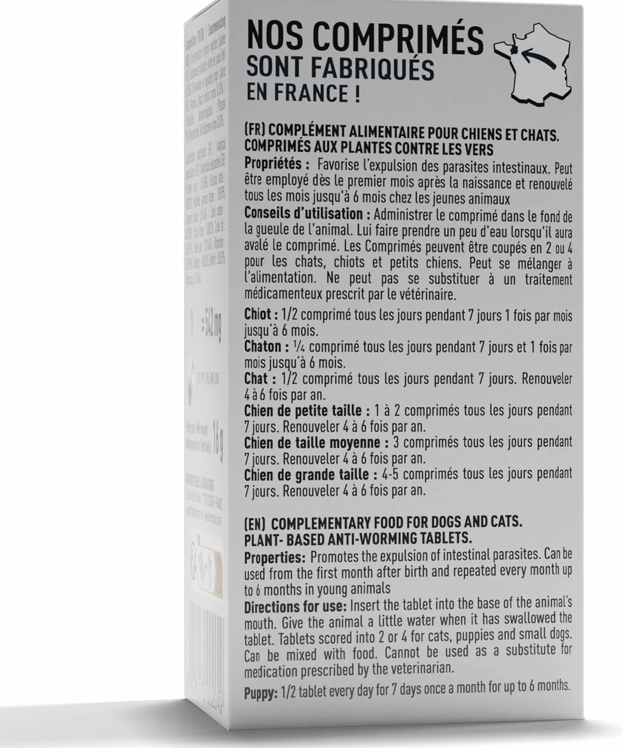 Vetocanis Aliment Complémentaire pour Chiens et Chats Bien-Être Intestinal 30 Comprimés