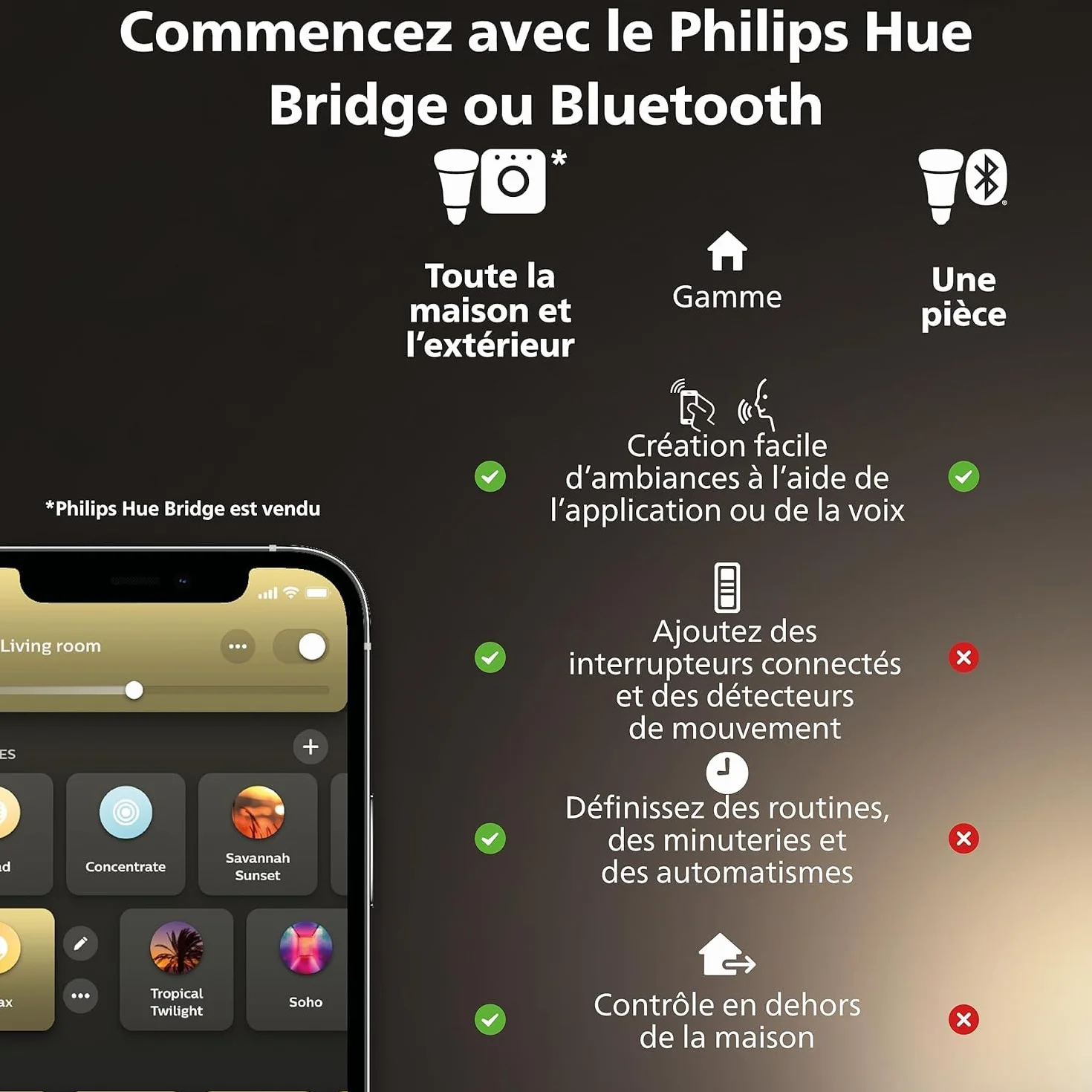 Philips Hue White E27 ampoule 1055lm dimmable lumière blanche chaude compatible Alexa