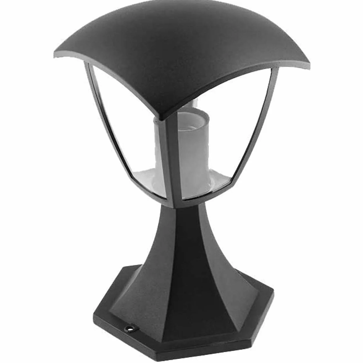 CGC Lighting Black Post Light Lantern Outdoor Garden Path Lamp