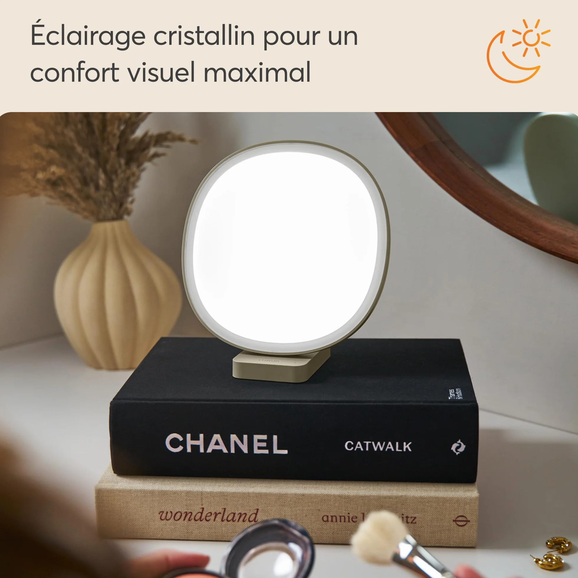 Lumie Dash Lampe Compacte de Luminothérapie pour Humeur et Énergie