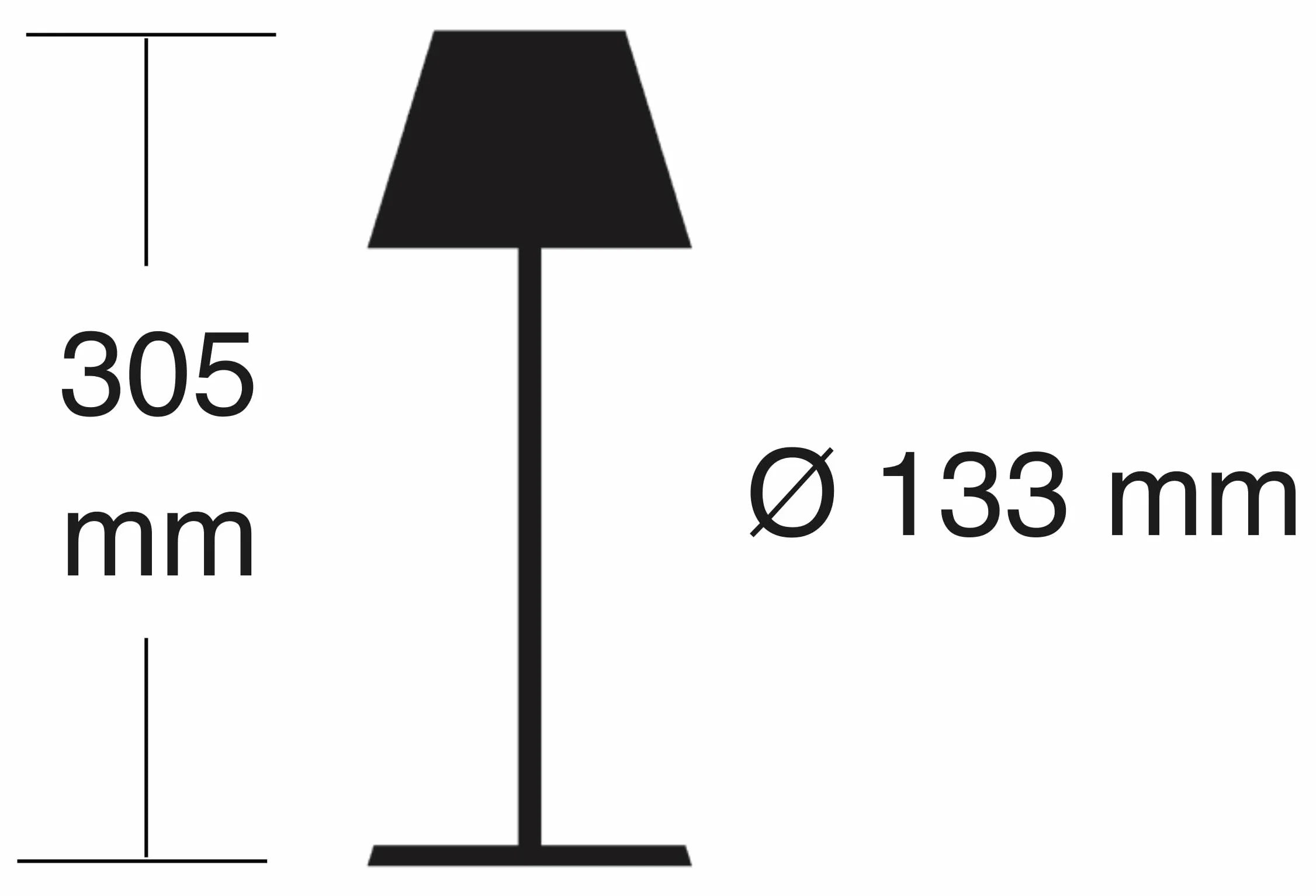 Lampe de Table Solaire Sans Fil Rechargeable Dimmable 3000-5000K IRC 90 2600mAh Noir