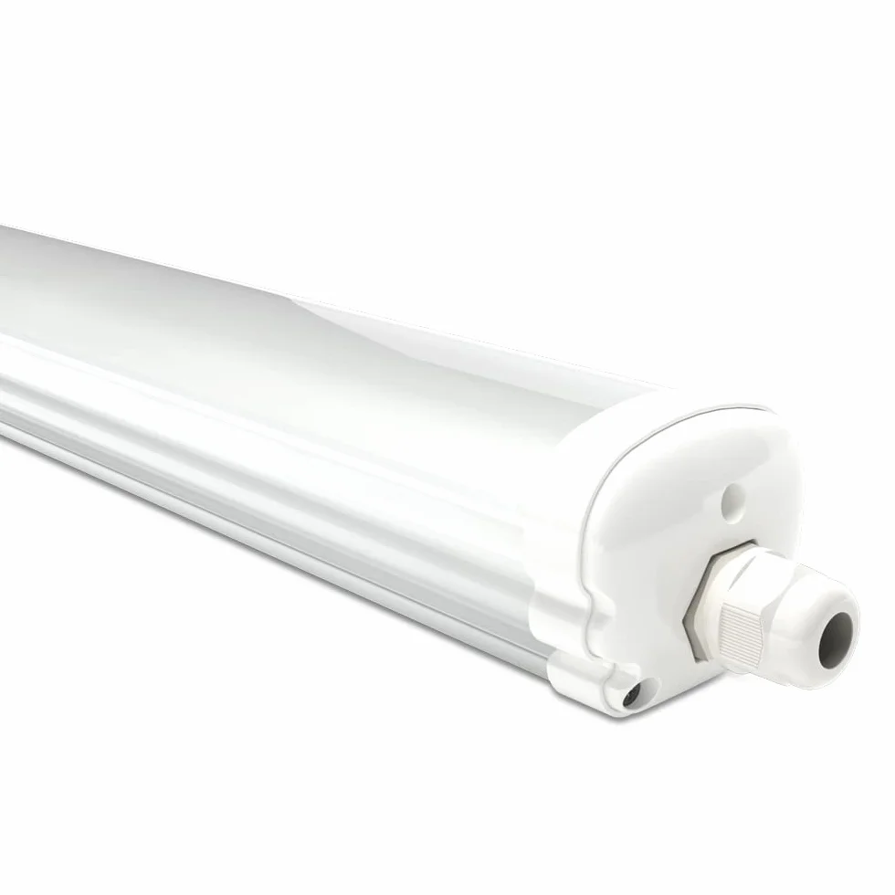 Réglette LED étanche 150 cm IP65 48W 5760 Lumen 6500K Blanc froid HOFTRONIC