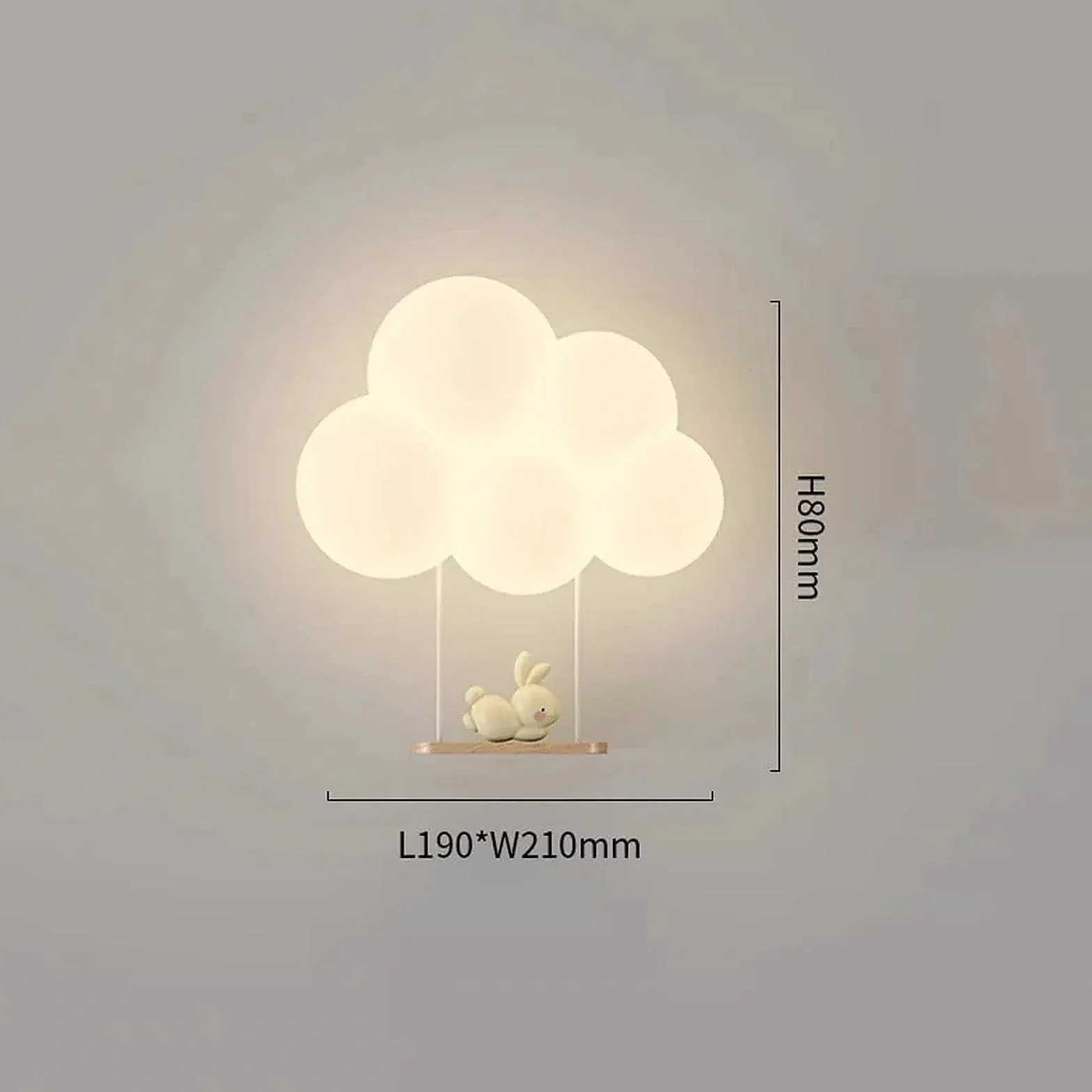 Applique murale enfant nuage LED décorative – Lampe murale chambre fille garçon veilleuse moderne