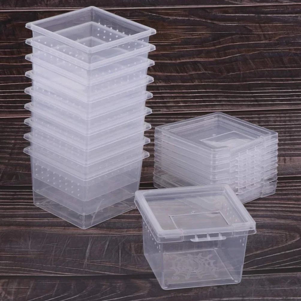 Perfk 10pcs d'Élevage pour Grenouille, Gecko, Insecte