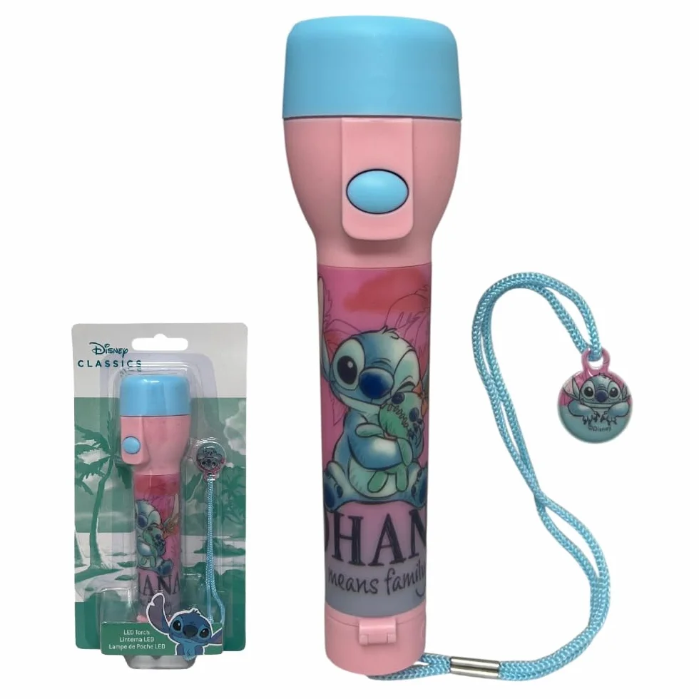CARTOON Lampe de poche LED veilleuse pour enfants 15 cm Stitch