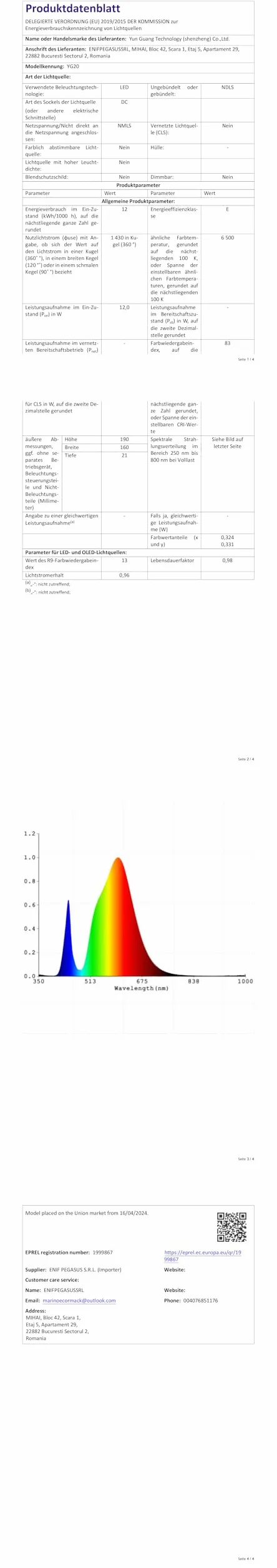 Lampe de Luminothérapie 10000 Lux, 3 Températures de Couleur, Minuterie, Support Pliant 45°