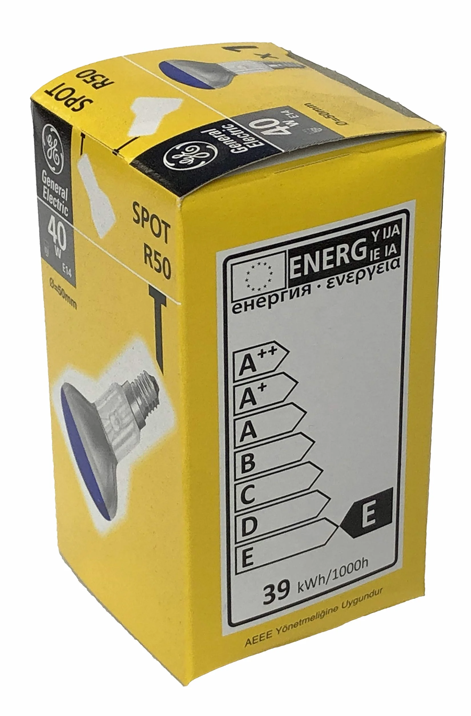 Ampoule de réflecteur R50 bleu 40W E14