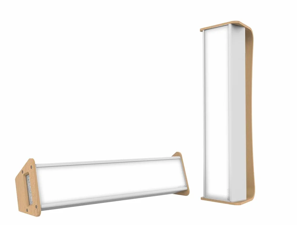 DAYVIA Lampe de Luminothérapie LED MOBILLY 9x34x9cm Blanc CE Médical Fabrication Française
