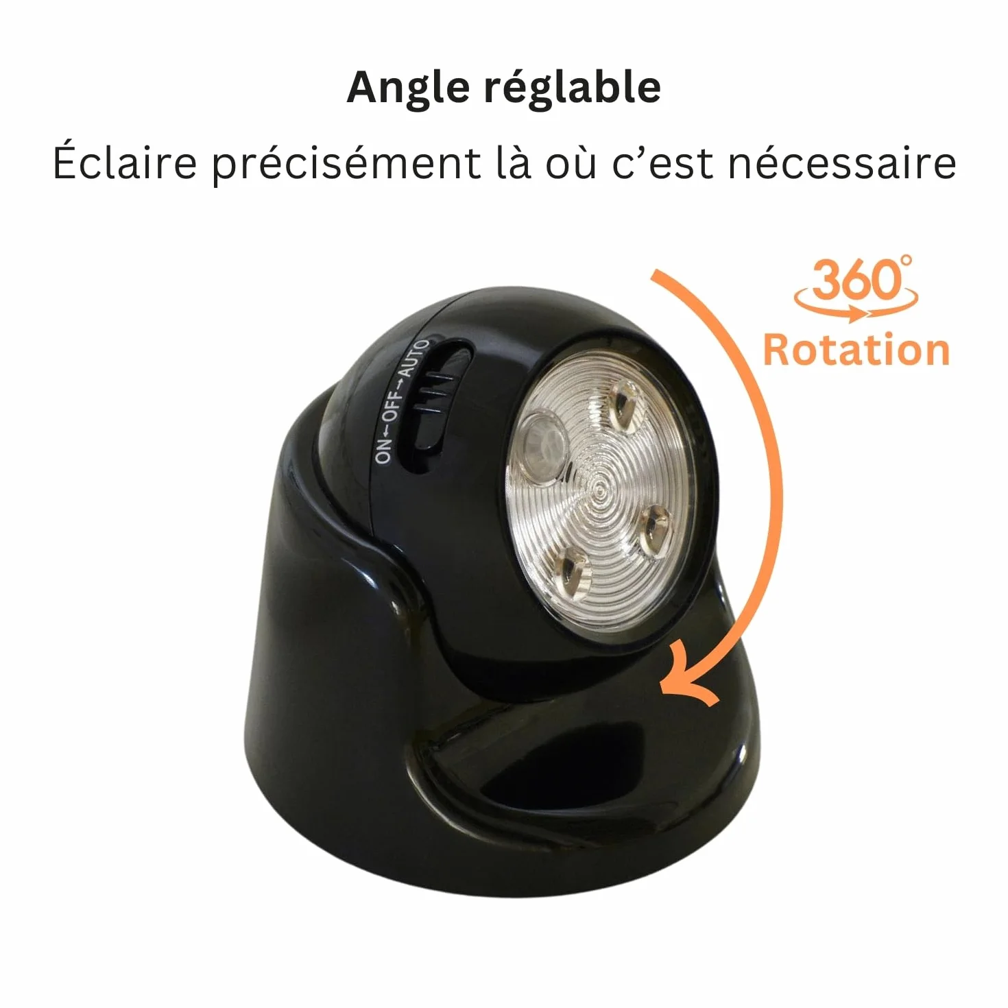 Auraglow Lampe de sécurité PIR avec détecteur de mouvement, Lampe de jardin Blanc