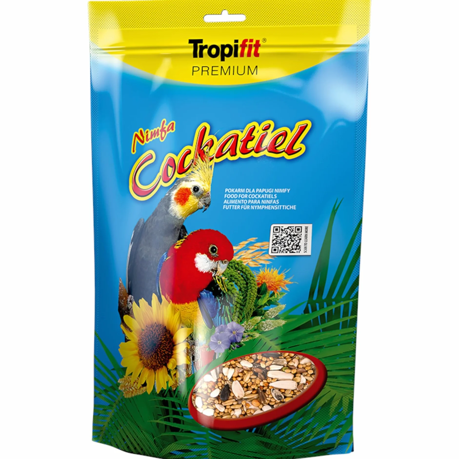 Cockatiel 700g Mélange de céréales et graines pour calopsittes et perroquets