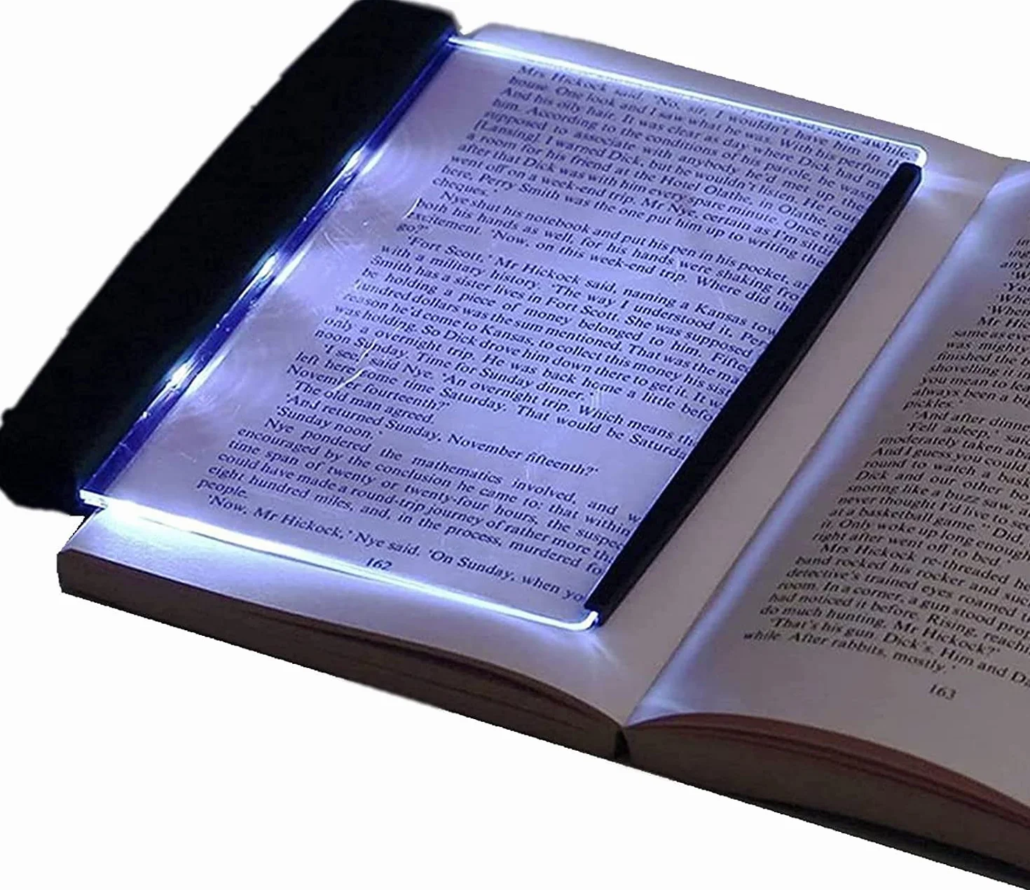 Lampe de Lecture LED Portable Wedge Book Eye Care Signet Light pour Lit Voiture