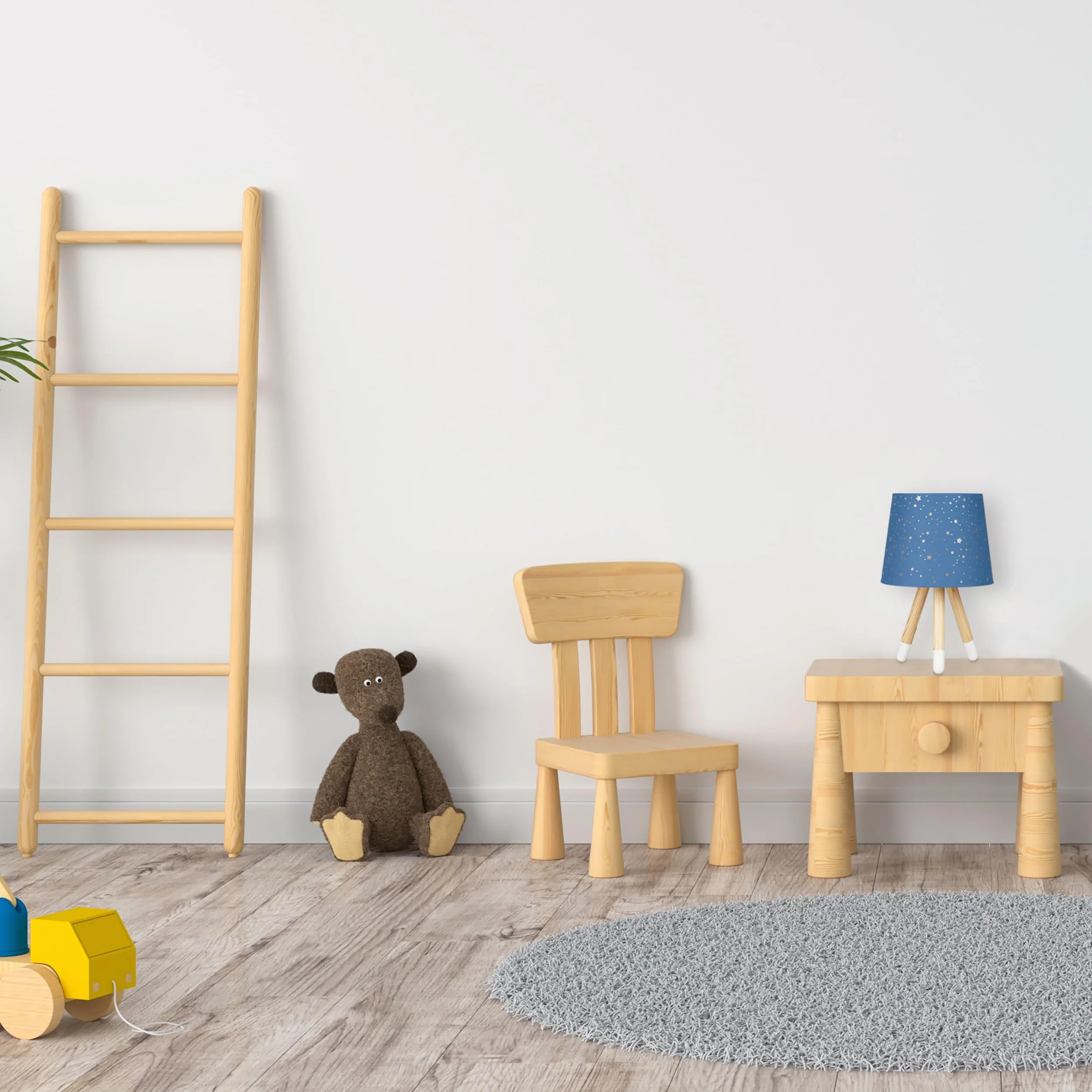 Relaxdays Lampe de Chevet Enfants E14 Abat-Jour Rond 40cm Rose