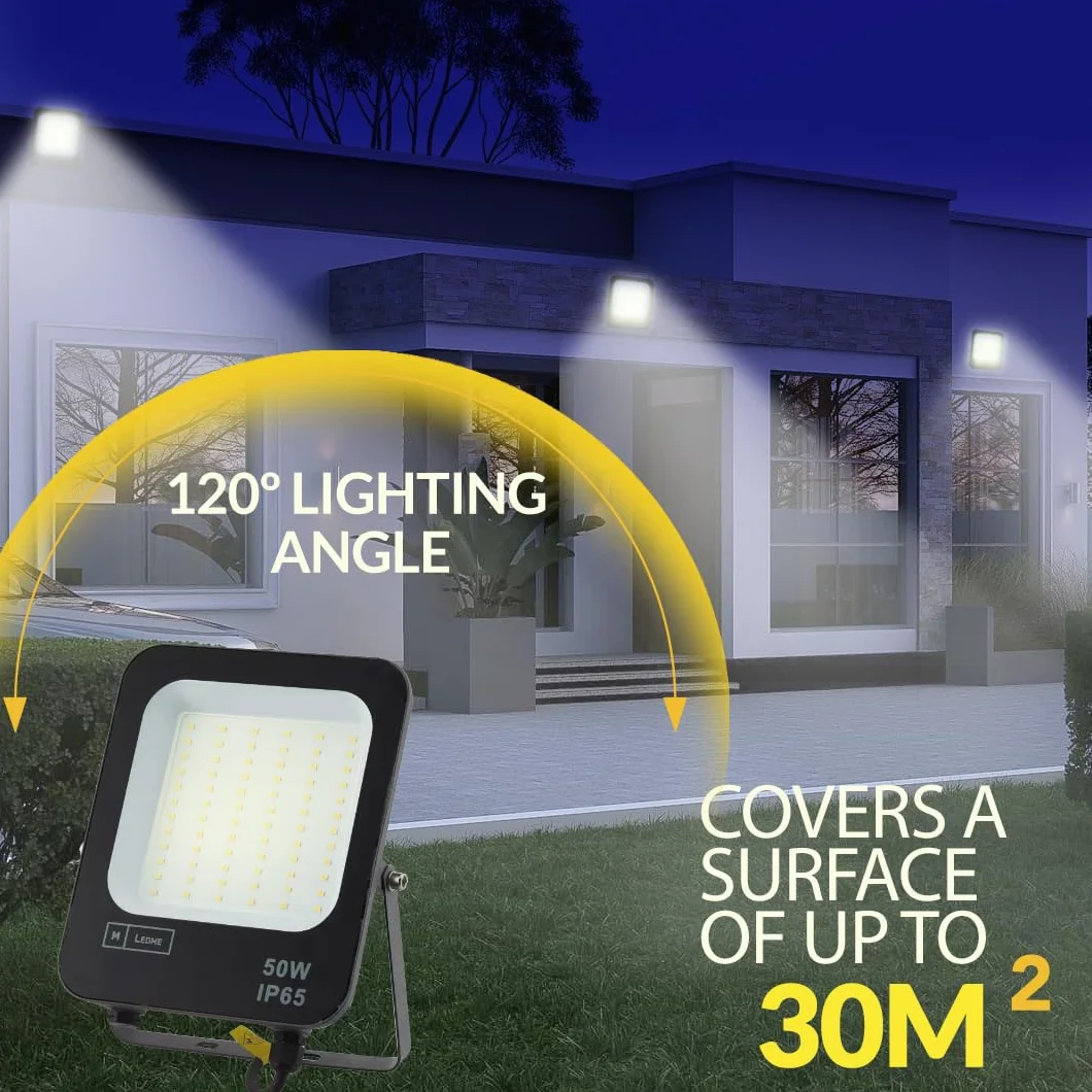 Projecteur LED Napoli 20W 2400 lumens IP65 dimmable lumière froide 6000K éclairage extérieur