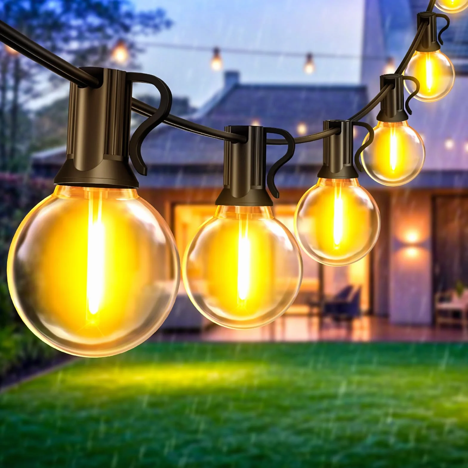 Guirlande Lumineuse Exterieure LED 10M Guinguette Jardin Terrasse Balcon