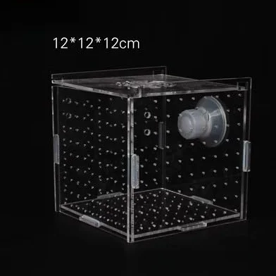 Boîte d'élevage de poissons en acrylique transparent – Réservoir d'isolation et piège à frai pour aquarium