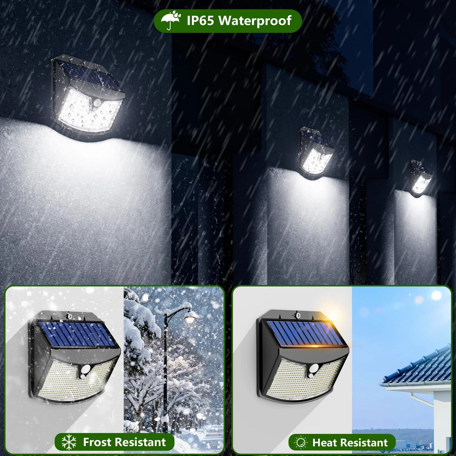 Lampe Solaire Exterieur Lot de 6, IP65 Étanche 3 Modes, Éclairage Extérieur pour Jardin Garage Patio