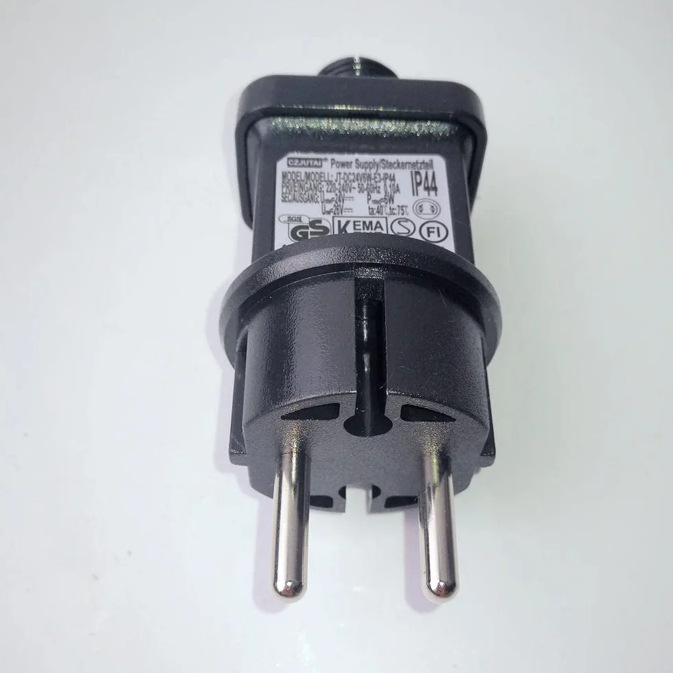 Transformateur LED 24V 6W IP44 CZJUTAI Alimentation pour éclairage de Noël