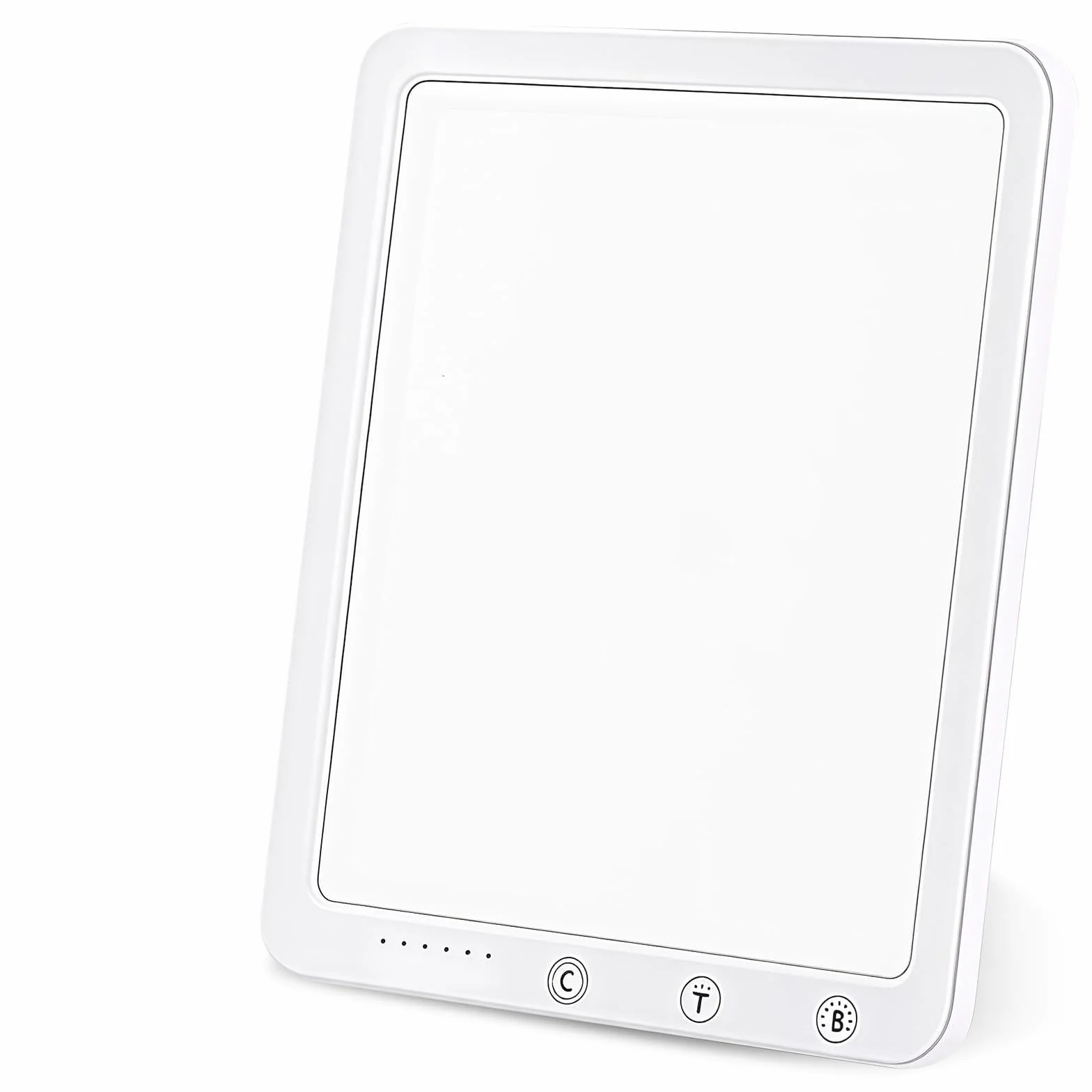 Lampe luminothérapie LED 10 000 lux intensité variable 5 niveaux luminosité 3 températures minuterie