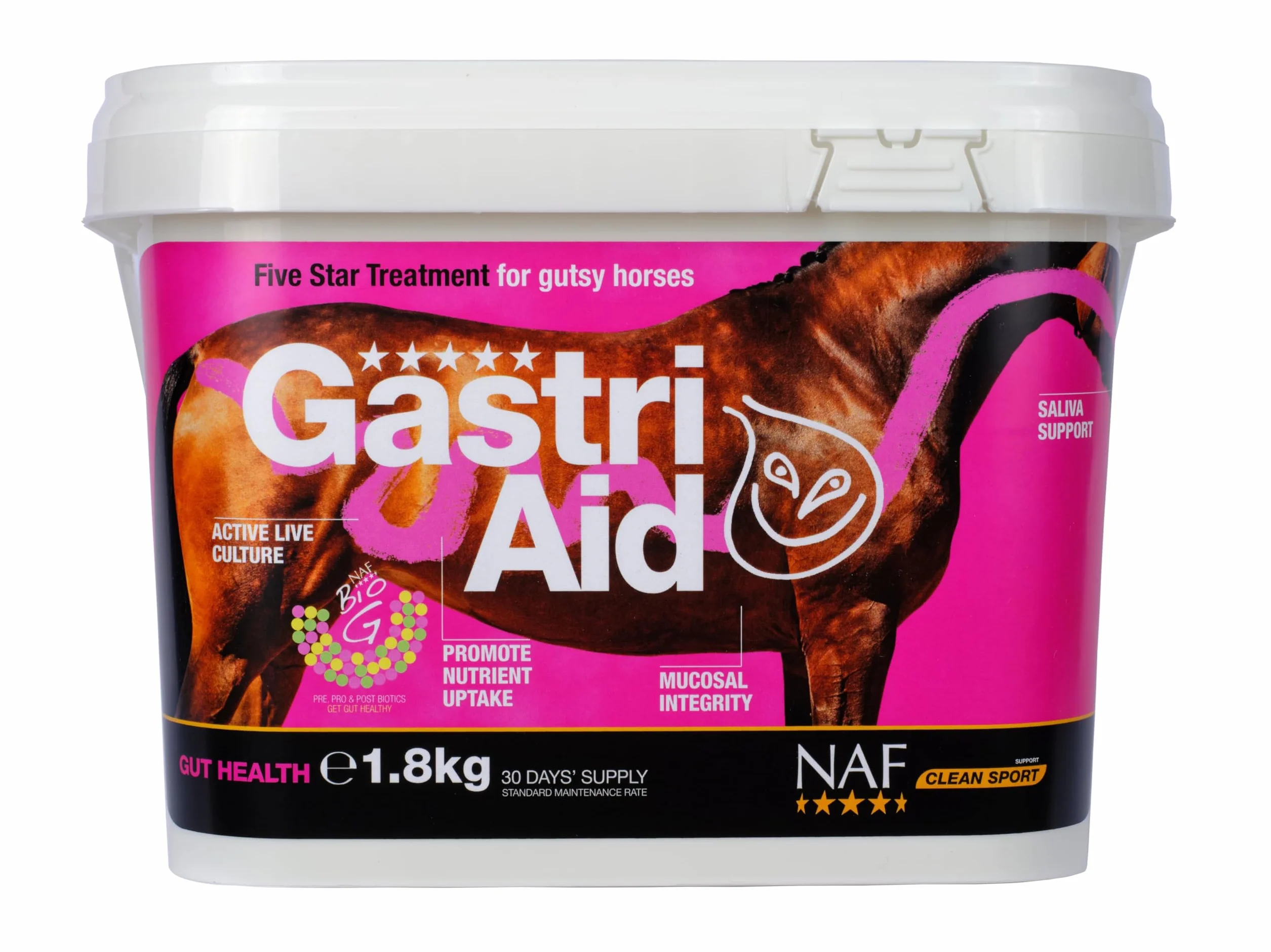 NAF Five Star GastriAid Complément alimentaire avancé pour la santé intestinale chevaux