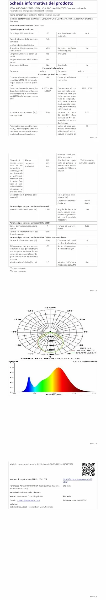 Ledmo 60W Applique Murale Exterieur avec Détecteur de Mouvement 5000LM Noir IP65