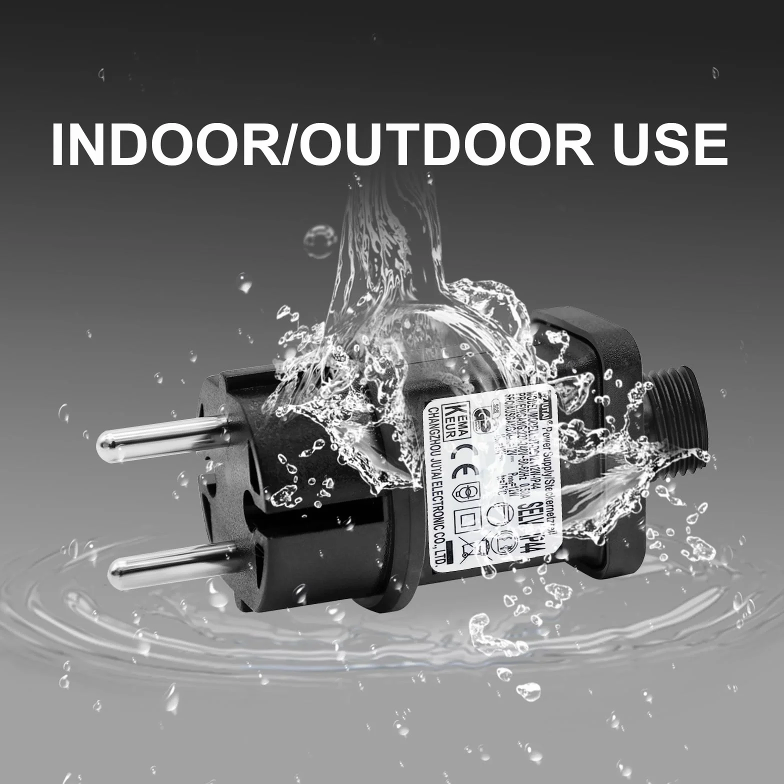 Transformateur LED CZJUTAI 12V 12W IP44 Alimentation éclairage Noël